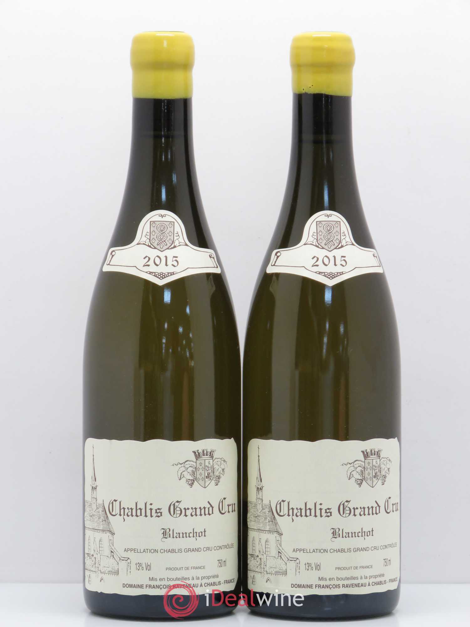 Chablis Grand Cru Blanchot Raveneau (Domaine) 2015 - Lot de 2 bouteilles - 0