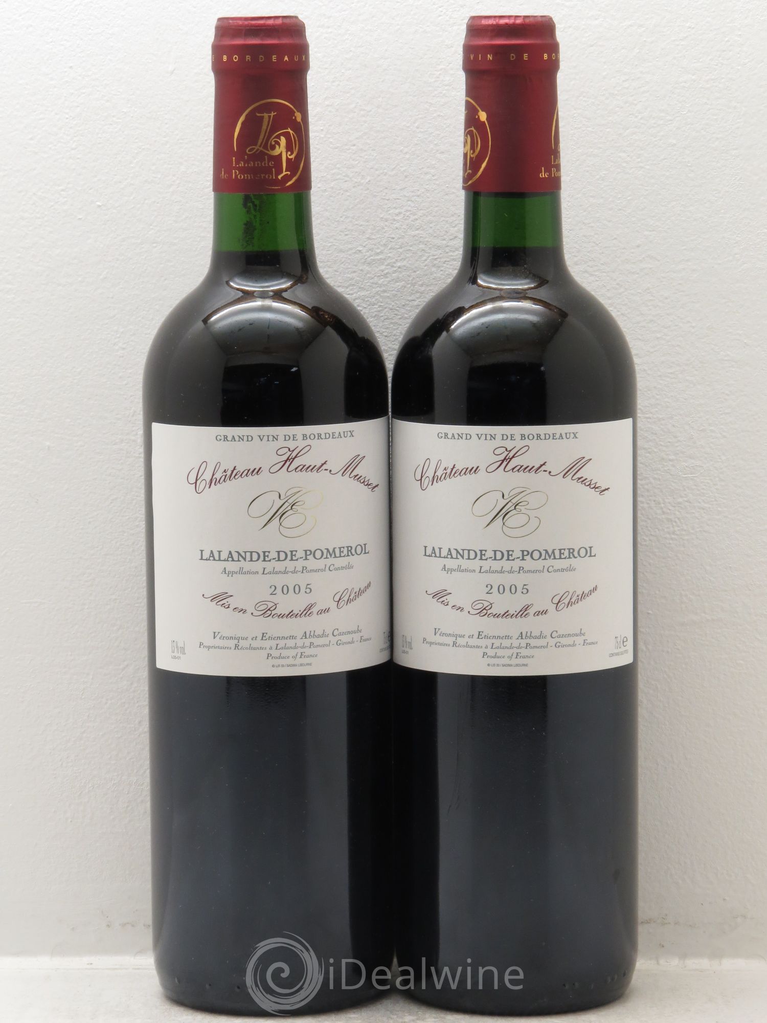 Bordeaux Château Haut-Musset -Lalande de Pomerol 2005 - Posten von 2 Flaschen - 0
