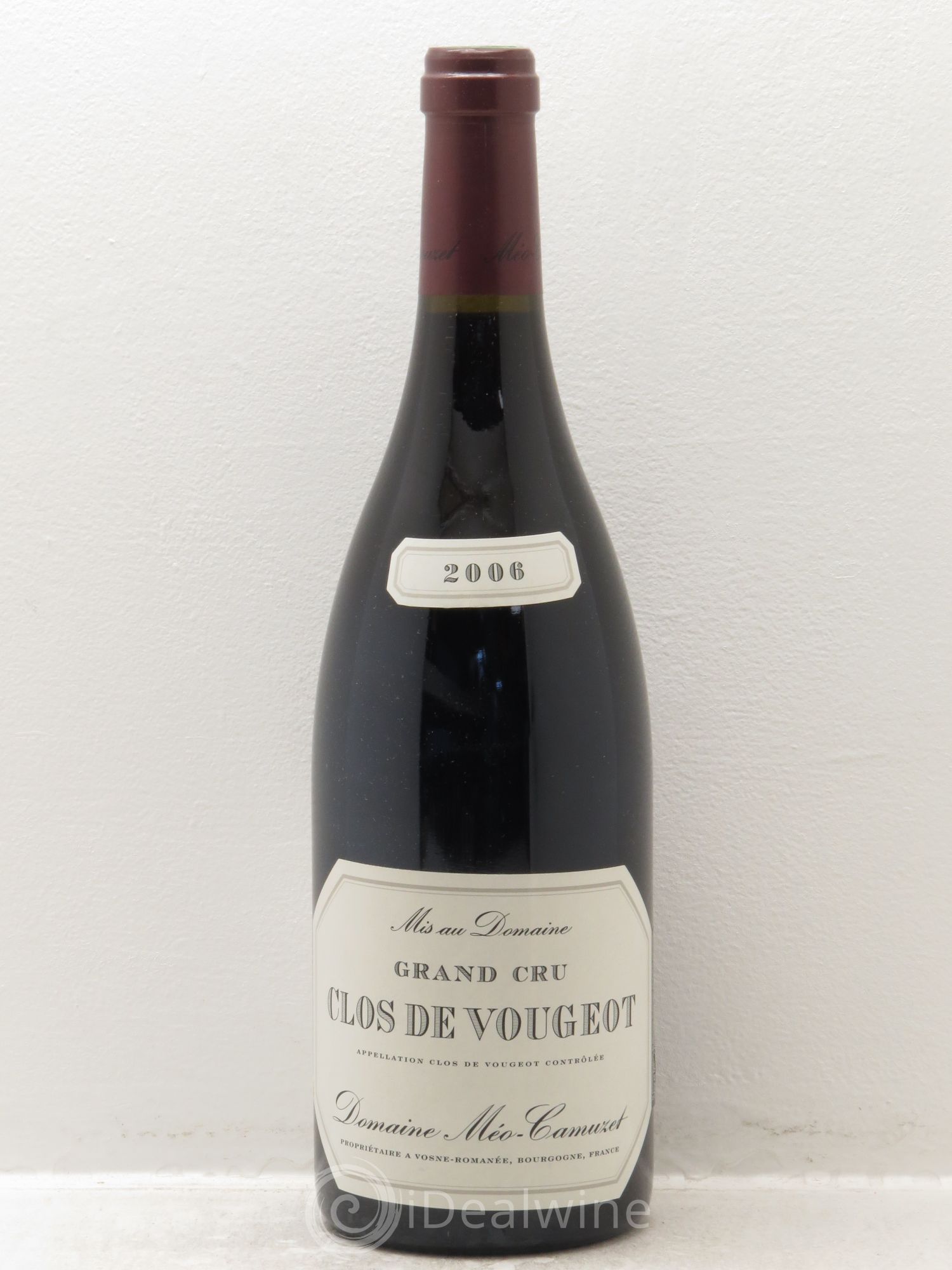 Clos de Vougeot Grand Cru Méo-Camuzet (Domaine) 2006 - Lot de 1 bouteille - 0