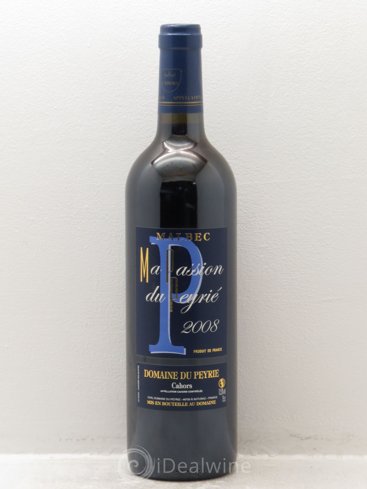 Cahors Ma Passion -Domaine Du Peyrie (sans prix de réserve) 2008 - Posten von 1 Flasche - 0