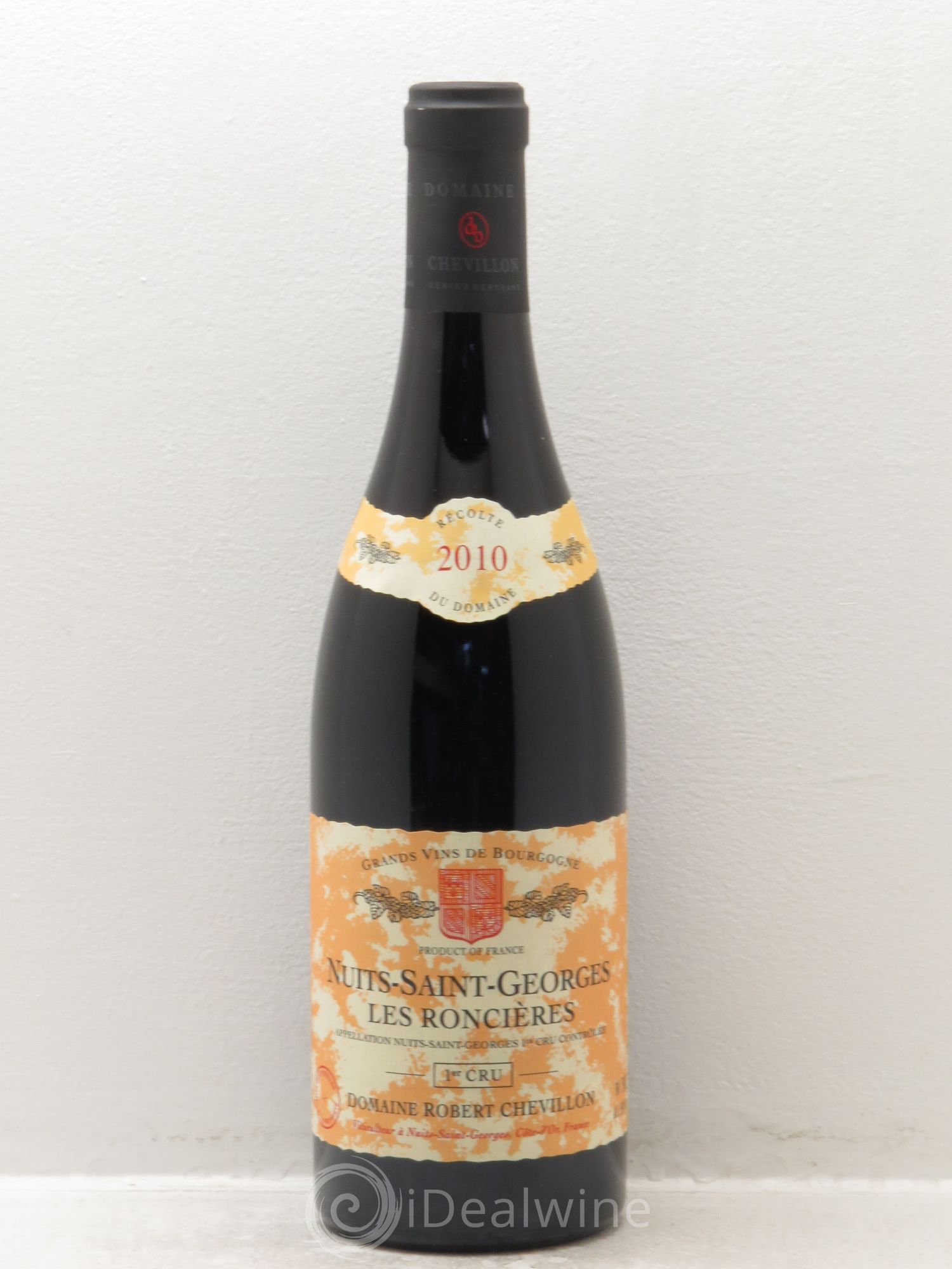 Nuits-Saint-Georges 1er Cru Les Roncières Robert Chevillon 2010 - Lot de 1 bouteille - 0