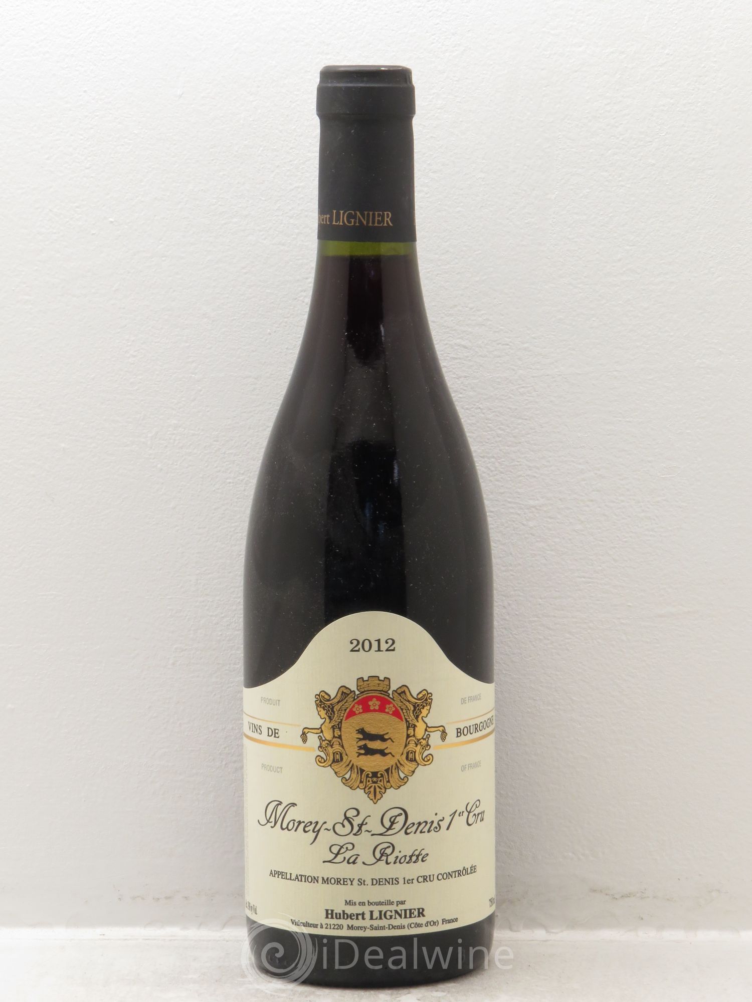 Morey-Saint-Denis 1er Cru La Riotte Hubert Lignier (Domaine) 2012 - Lot de 1 bouteille - 0