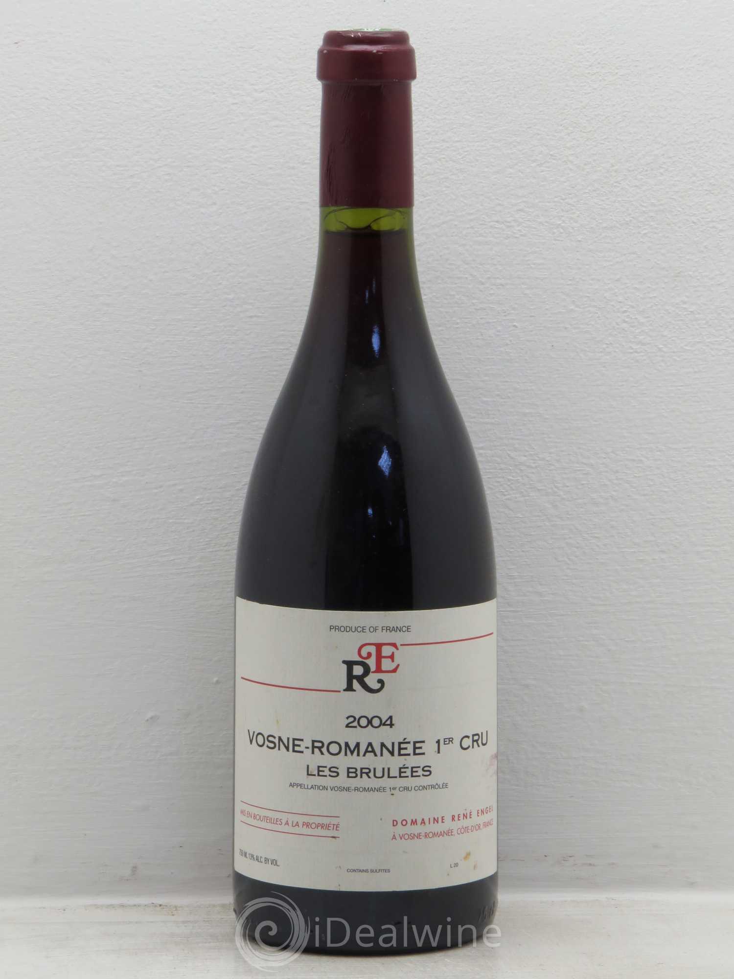 Vosne-Romanée 1er Cru Aux Brûlées Domaine René Engel - Domaine Eugénie 2004 - Lot de 1 bouteille - 0
