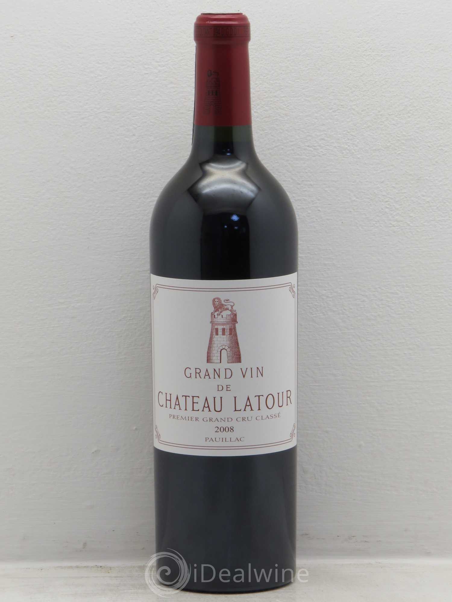 Château Latour 1er Grand Cru Classé 2008 - Lot de 1 bouteille - 0