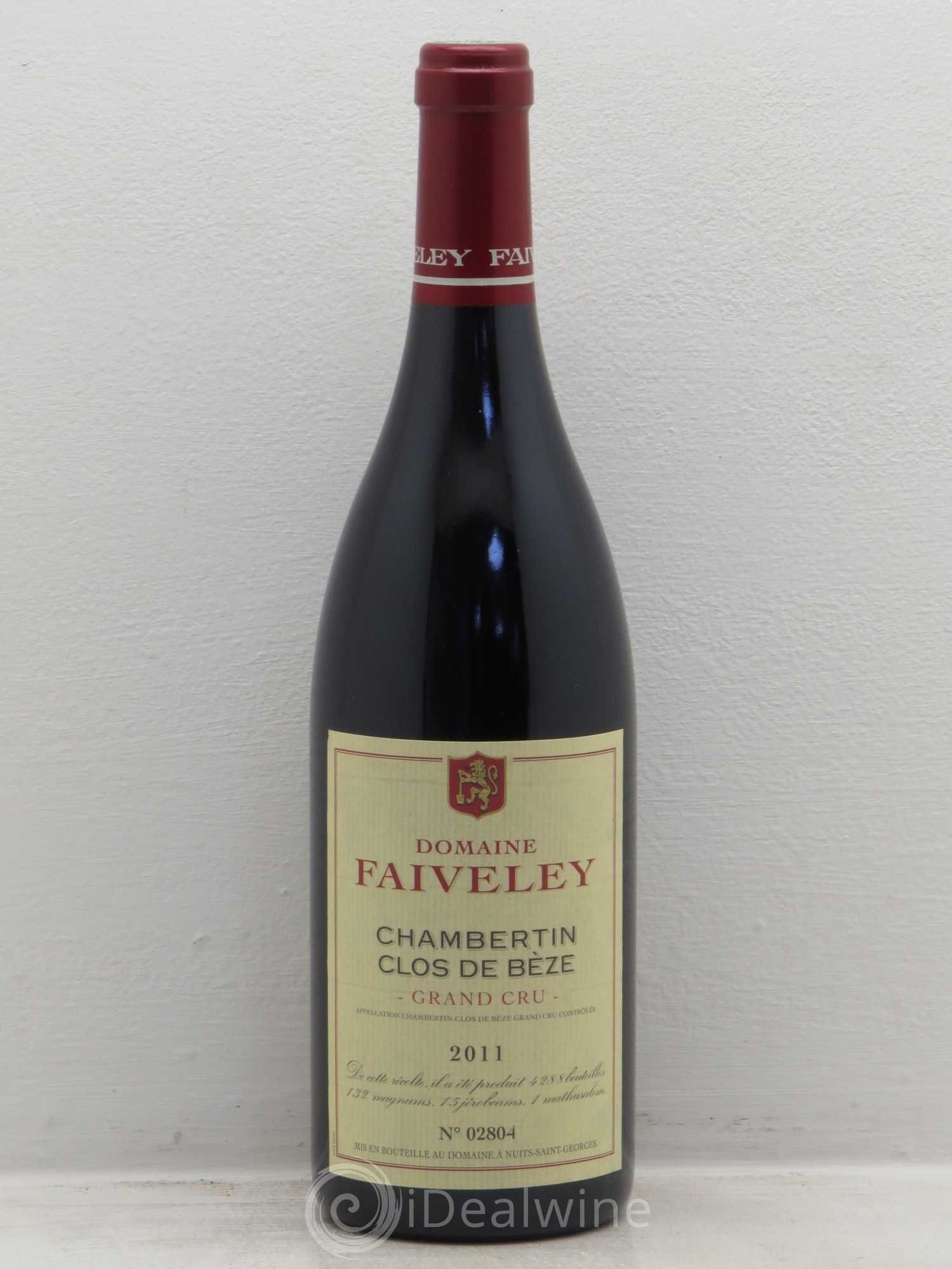 Chambertin Clos de Bèze Grand Cru Faiveley 2011 - Lot de 1 bouteille - 0