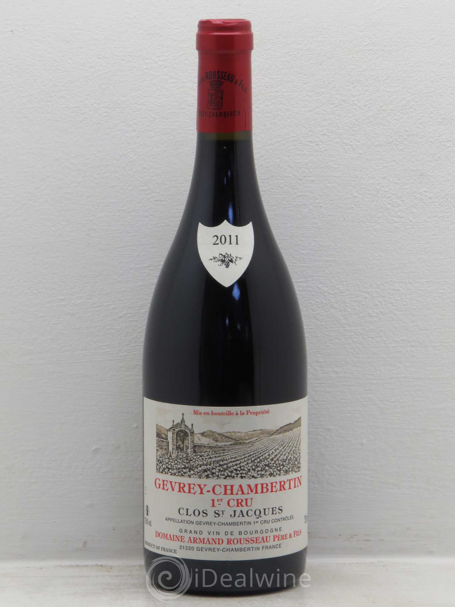 Gevrey-Chambertin 1er Cru Clos Saint-Jacques Armand Rousseau (Domaine) 2011 - Lot de 1 bouteille - 0