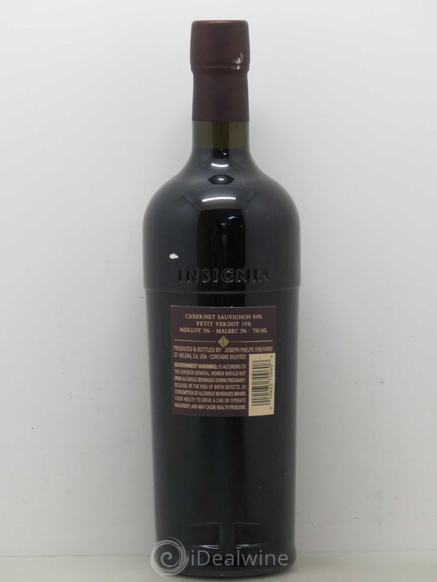 USA Napa Valley Insignia 30th Anniversary Josph Phelps Vineyard 2003 - Posten von 1 Flasche - 1