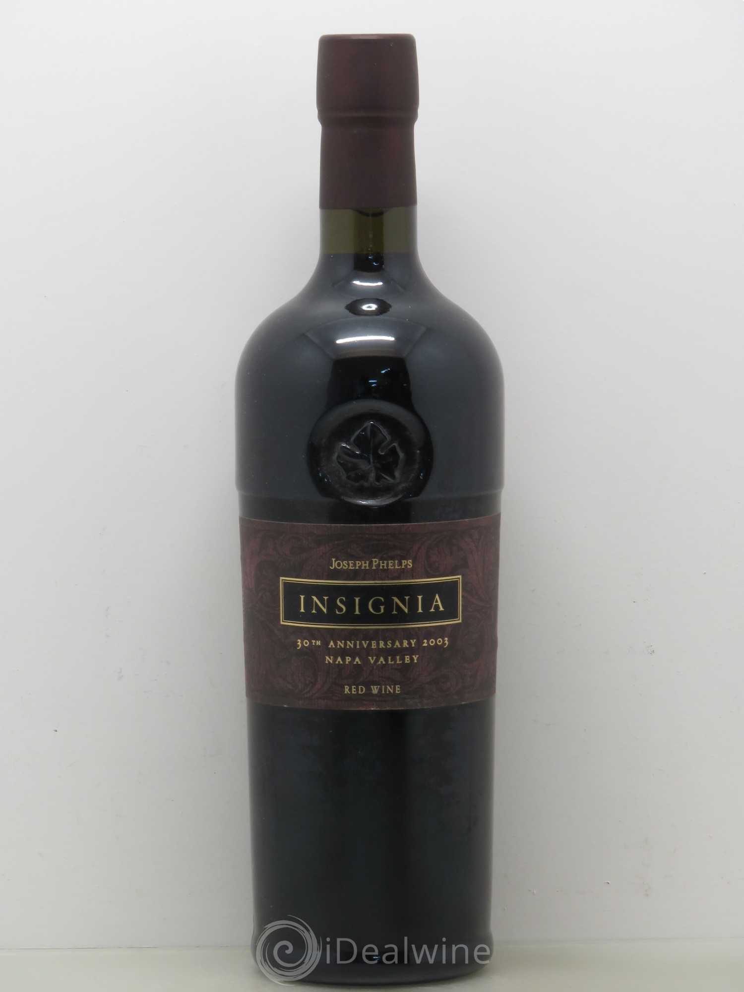 USA Napa Valley Insignia 30th Anniversary Josph Phelps Vineyard 2003 - Posten von 1 Flasche - 0
