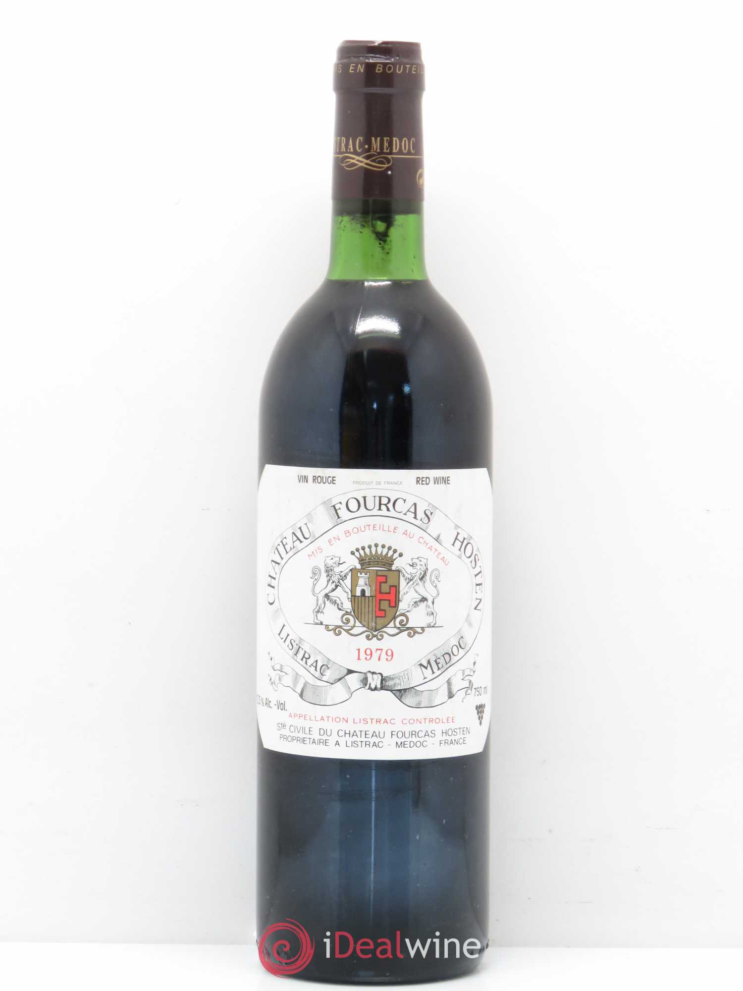 Château Fourcas Hosten Cru Bourgeois 1979 - Lot de 1 bouteille - 0