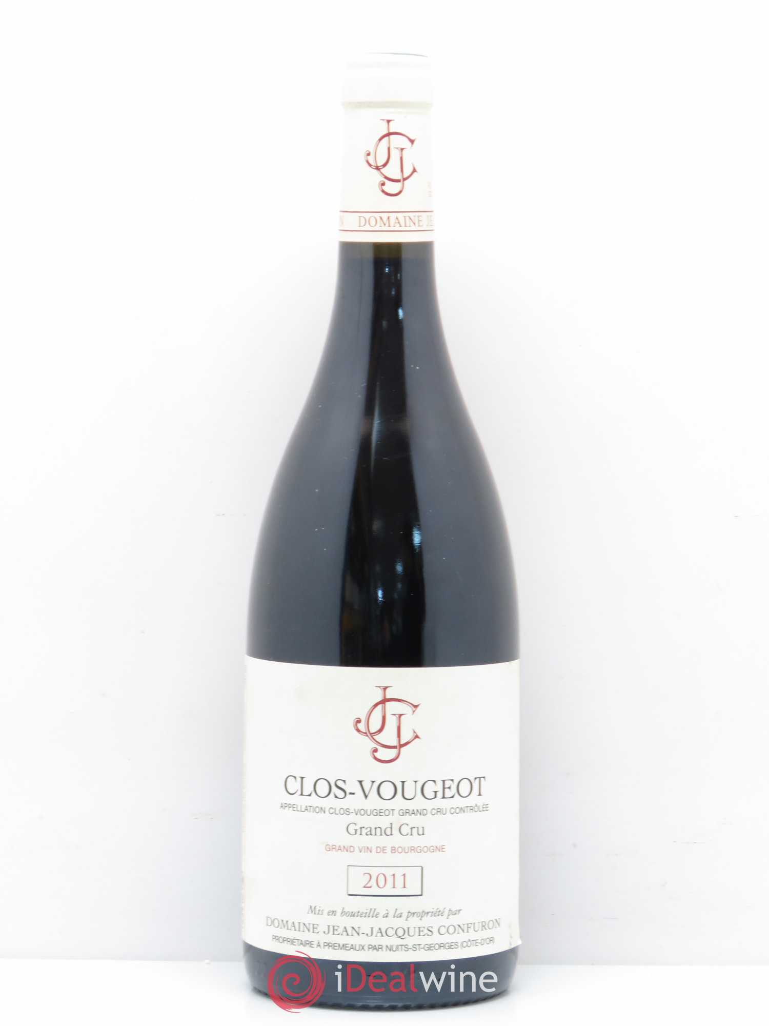 Clos de Vougeot Grand Cru Jean-Jacques Confuron 2011 - Lot de 1 bouteille - 0