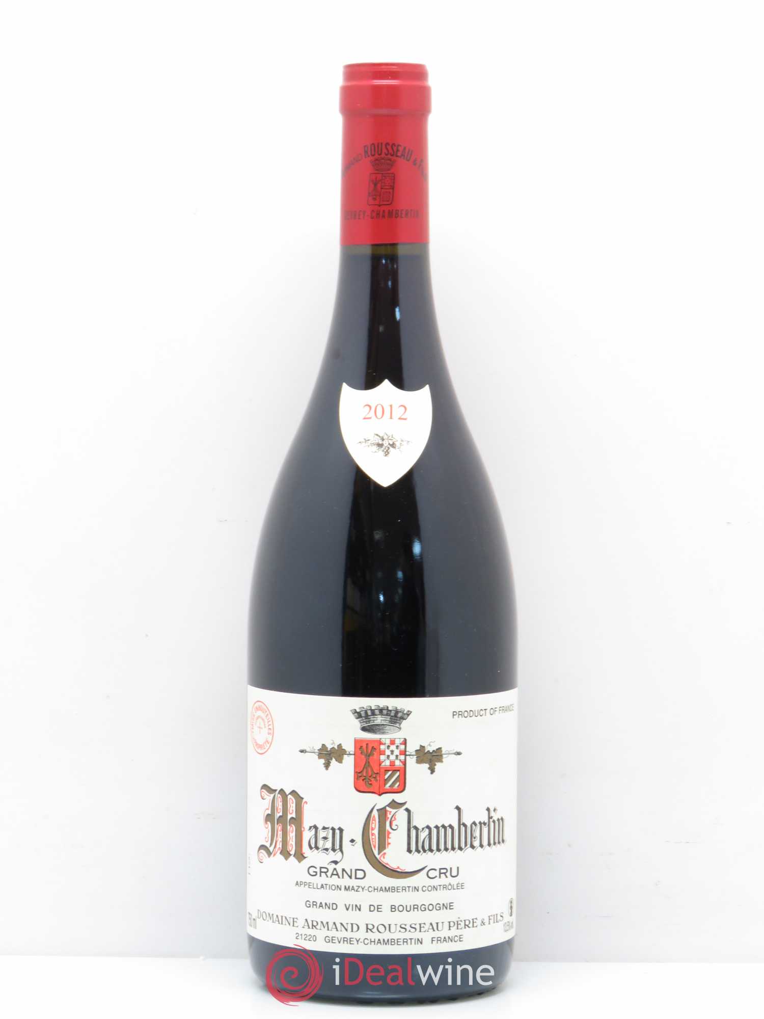Mazis-Chambertin Grand Cru Armand Rousseau (Domaine) 2012 - Lot de 1 bouteille - 0