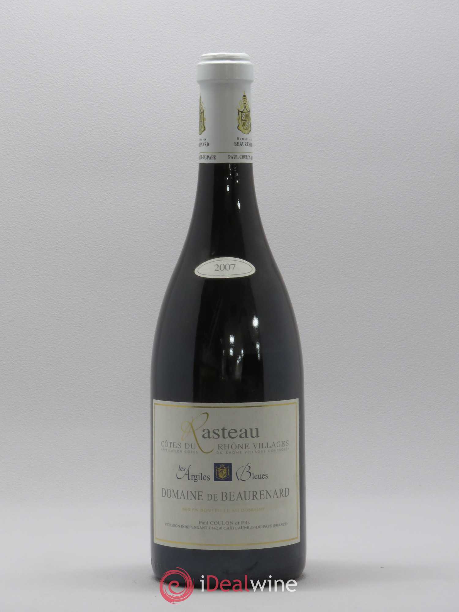 Rasteau Argiles Bleues Beaurenard (Domaine de) 2007 - Lot de 1 bouteille - 0