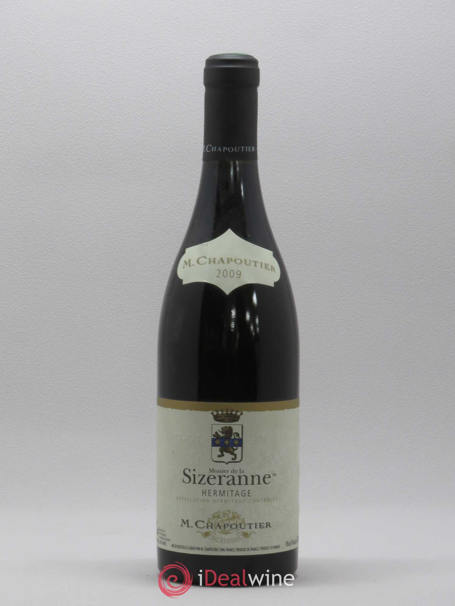 Hermitage Monier de La Sizeranne Chapoutier (sans prix de réserve) 2009 - Lot de 1 bouteille - 0