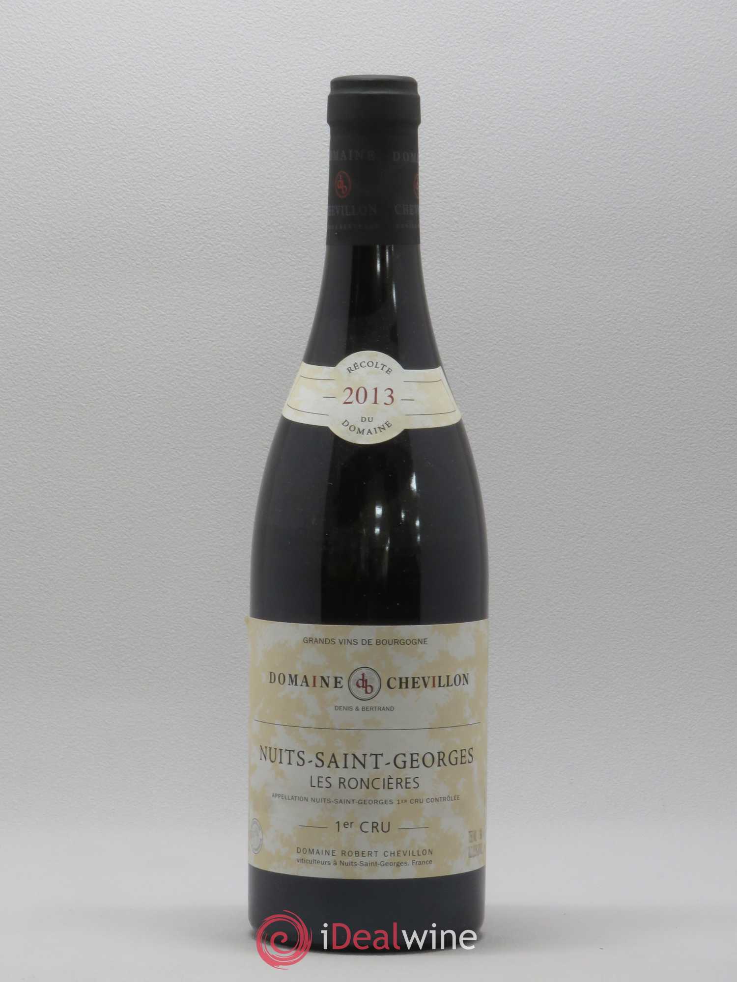 Nuits-Saint-Georges 1er Cru Les Roncières Robert Chevillon 2013 - Lot de 1 bouteille - 0