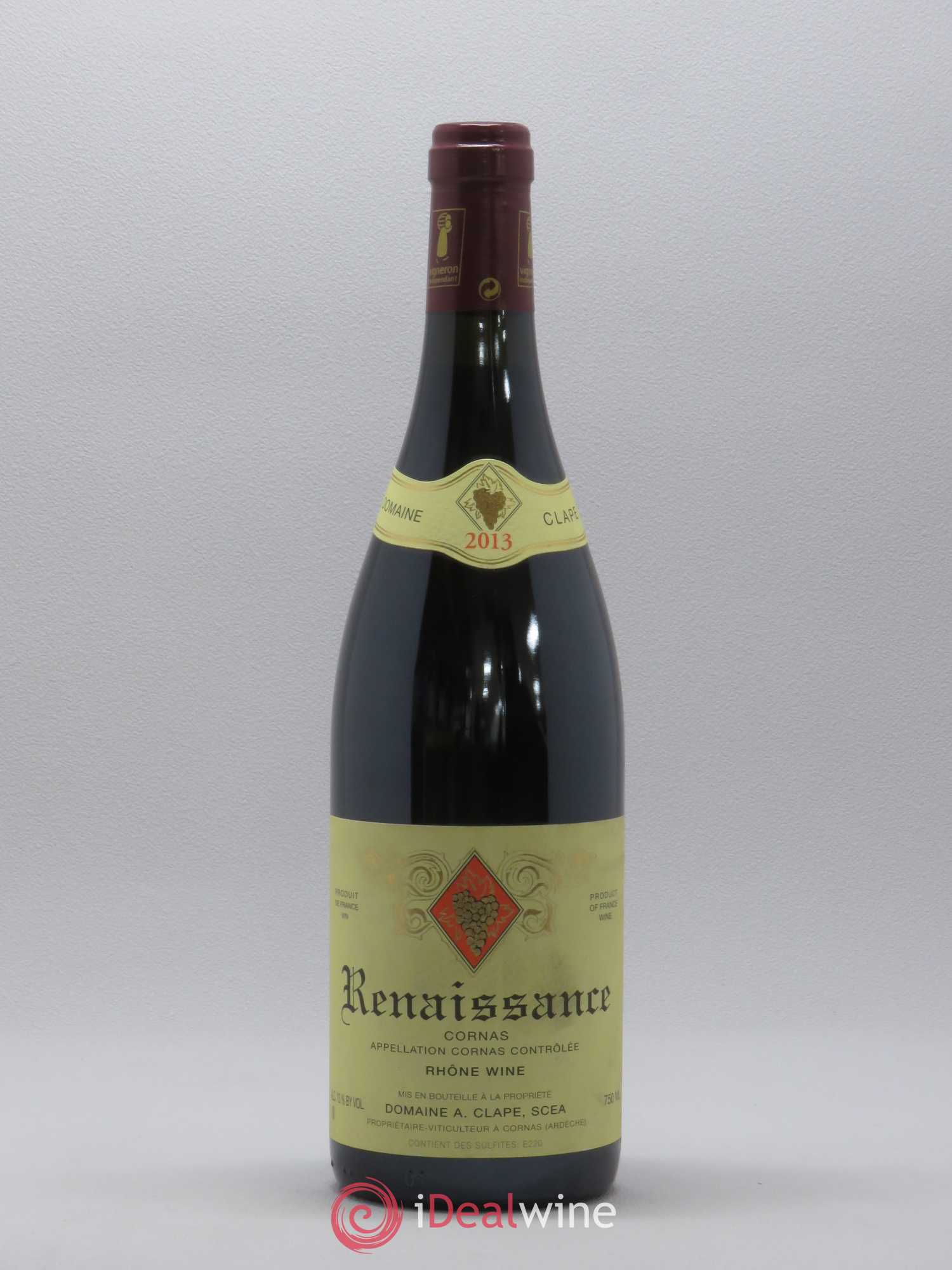 Cornas Renaissance Auguste Clape 2013 - Lot de 1 bouteille - 0