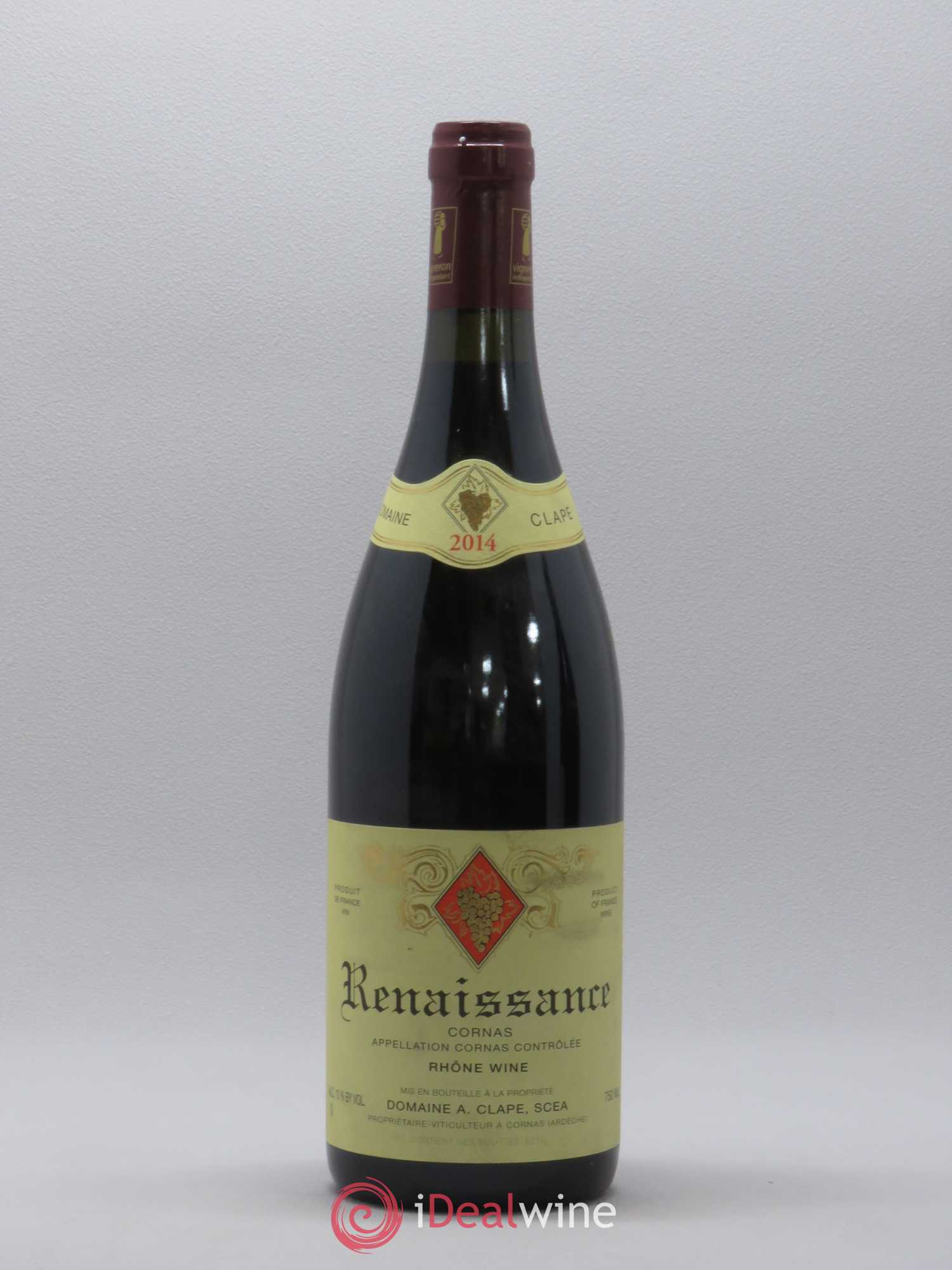 Cornas Renaissance Auguste Clape 2014 - Lot de 1 bouteille - 0