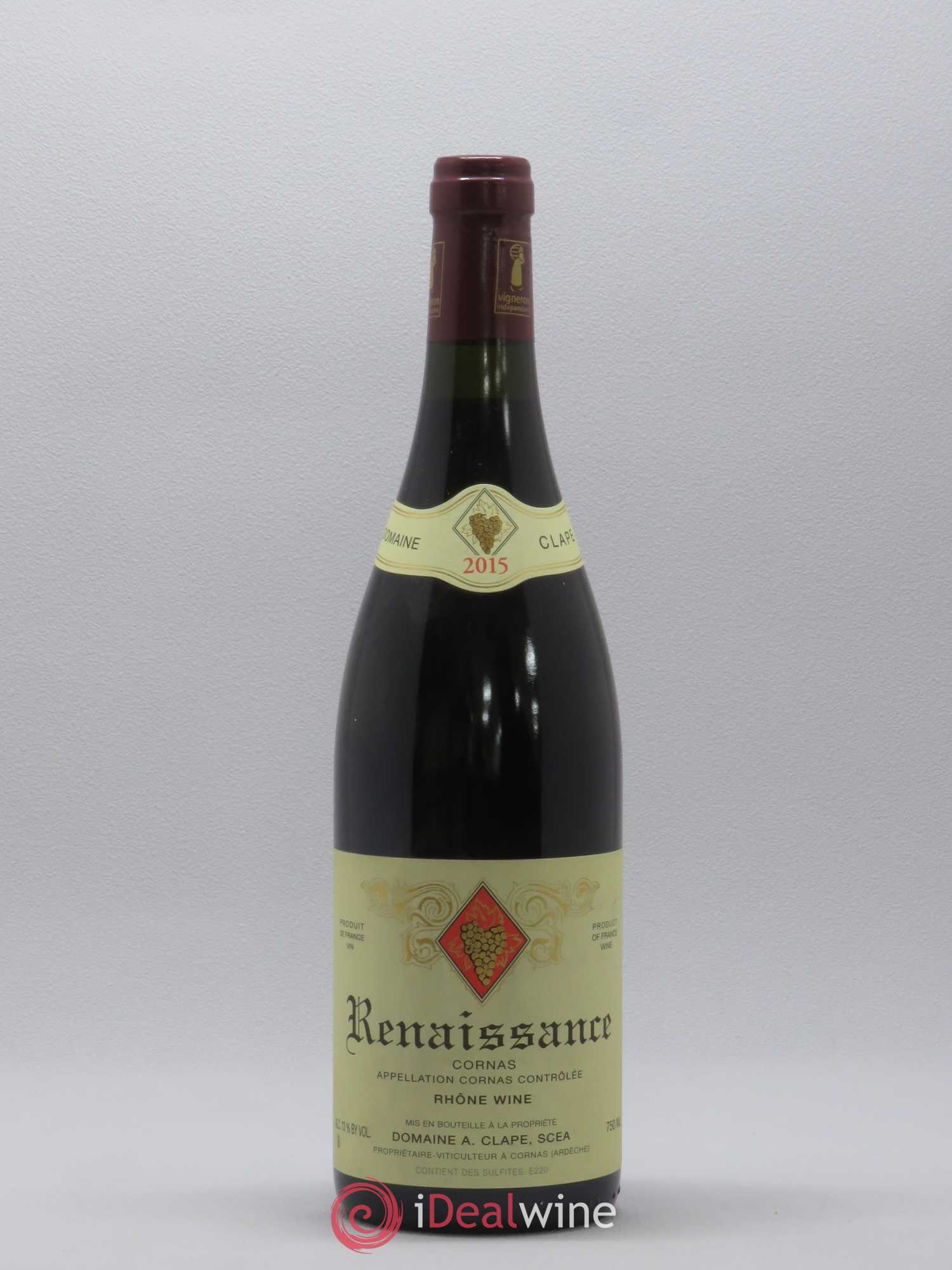Cornas Renaissance Auguste Clape 2015 - Posten von 1 Flasche - 0