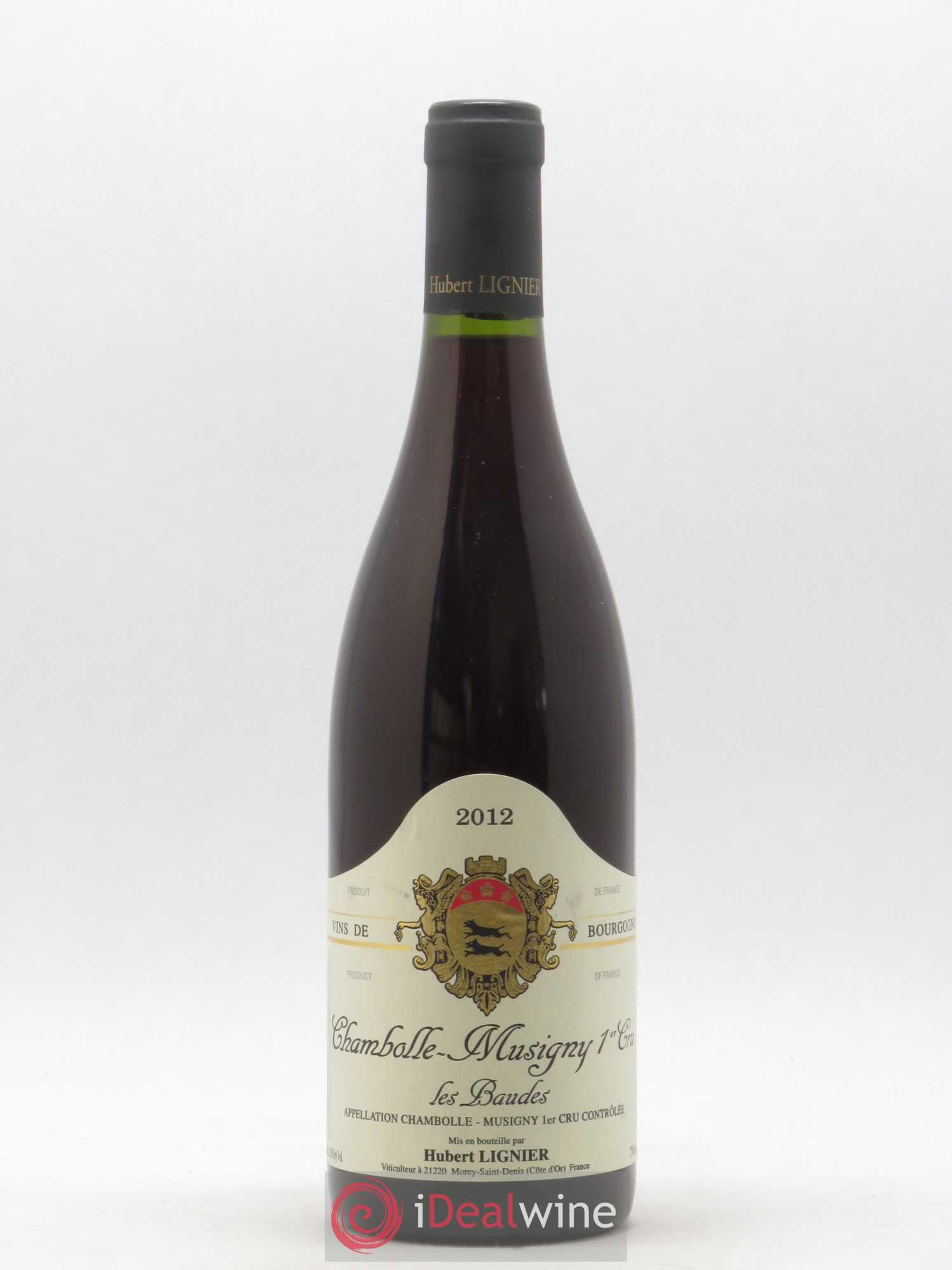 Chambolle-Musigny 1er Cru Les Baudes Hubert Lignier (Domaine) 2012 - Lot de 1 bouteille - 0
