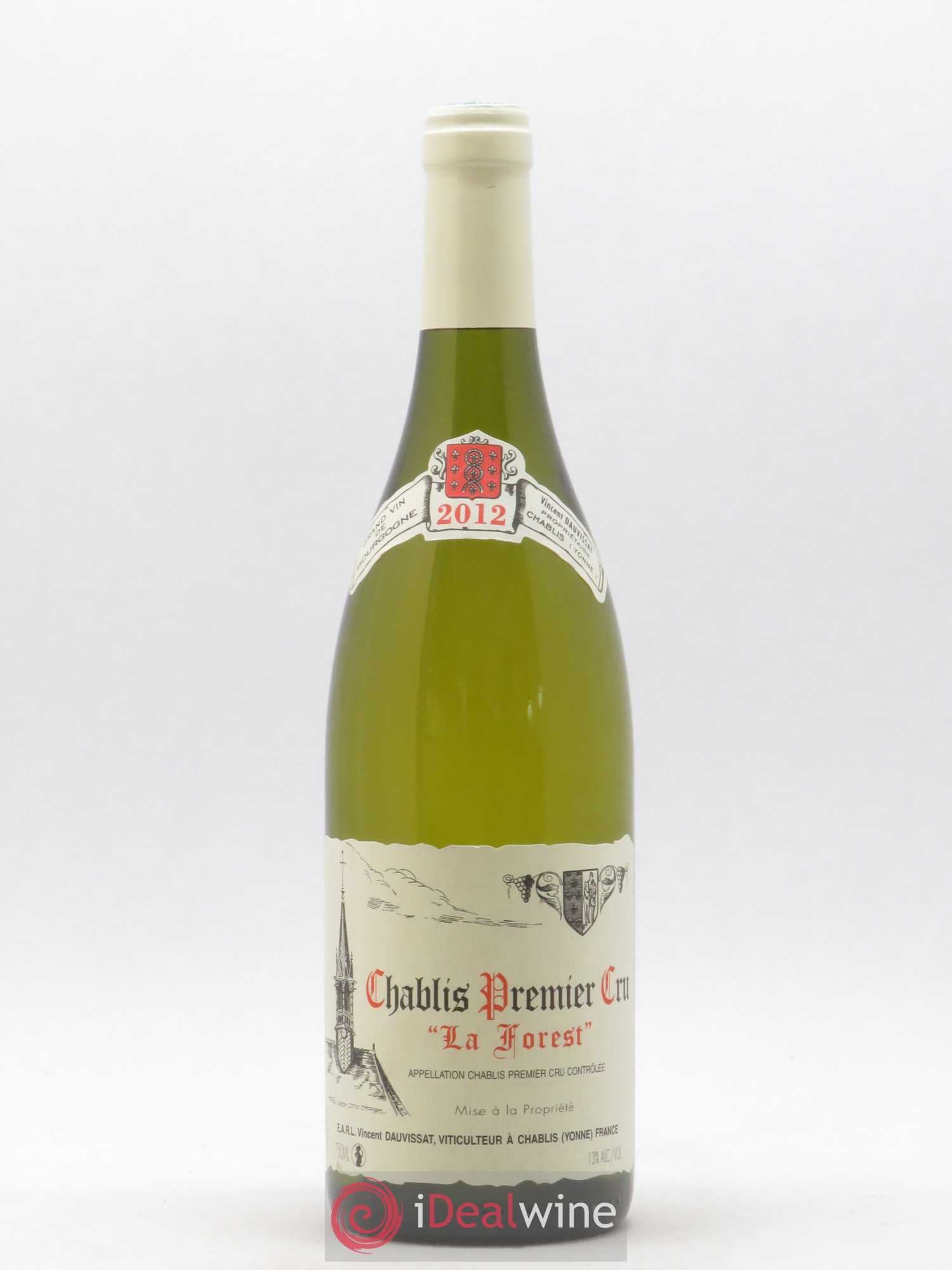 Chablis 1er Cru La Forest Vincent Dauvissat (Domaine) 2012 - Lot de 1 bouteille - 0
