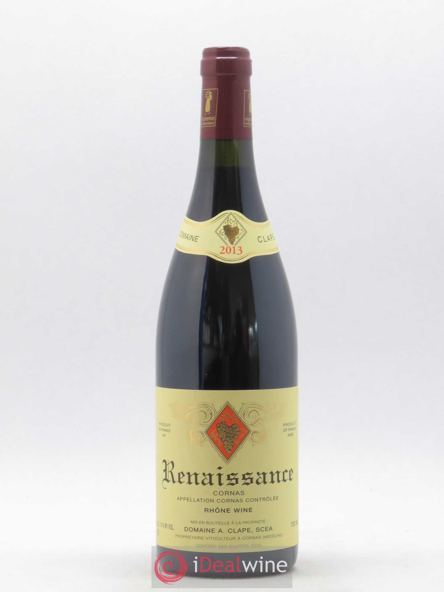 Cornas Renaissance Auguste Clape 2013 - Lot de 1 bouteille - 0