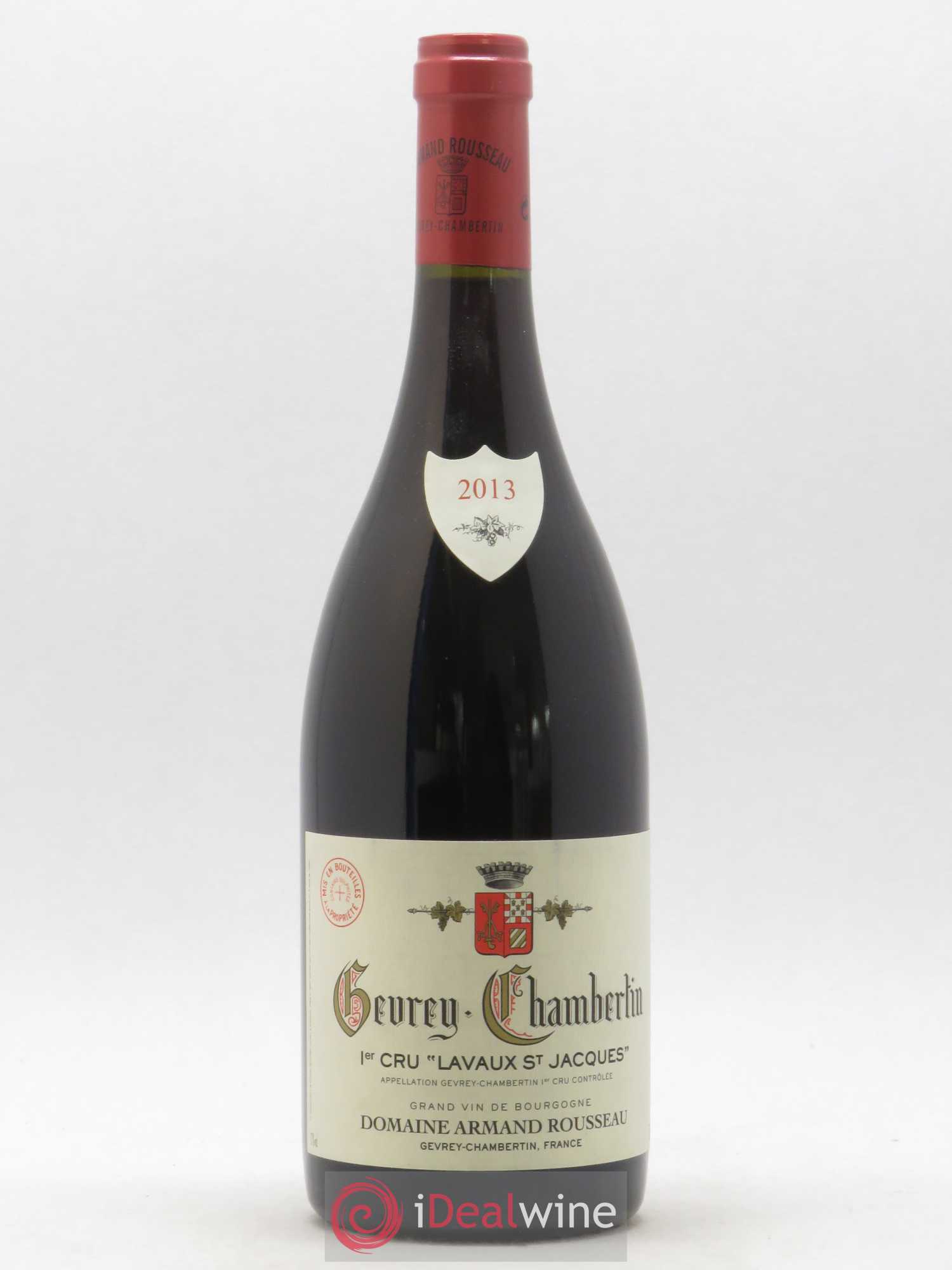 Gevrey-Chambertin 1er Cru Lavaux Saint Jacques Armand Rousseau (Domaine) 2013 - Lot de 1 bouteille - 0