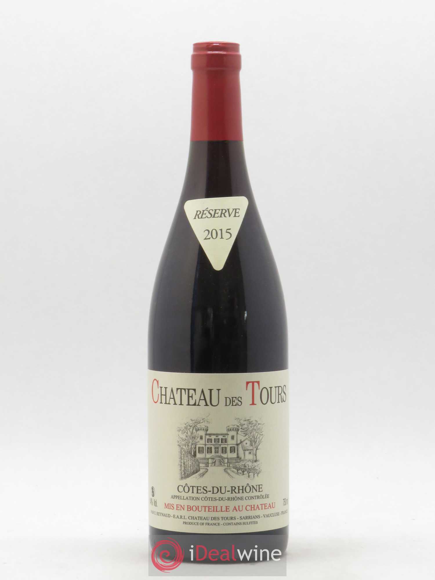 Côtes-du-Rhône Château des Tours Emmanuel Reynaud 2015 - Lot de 1 bouteille - 0