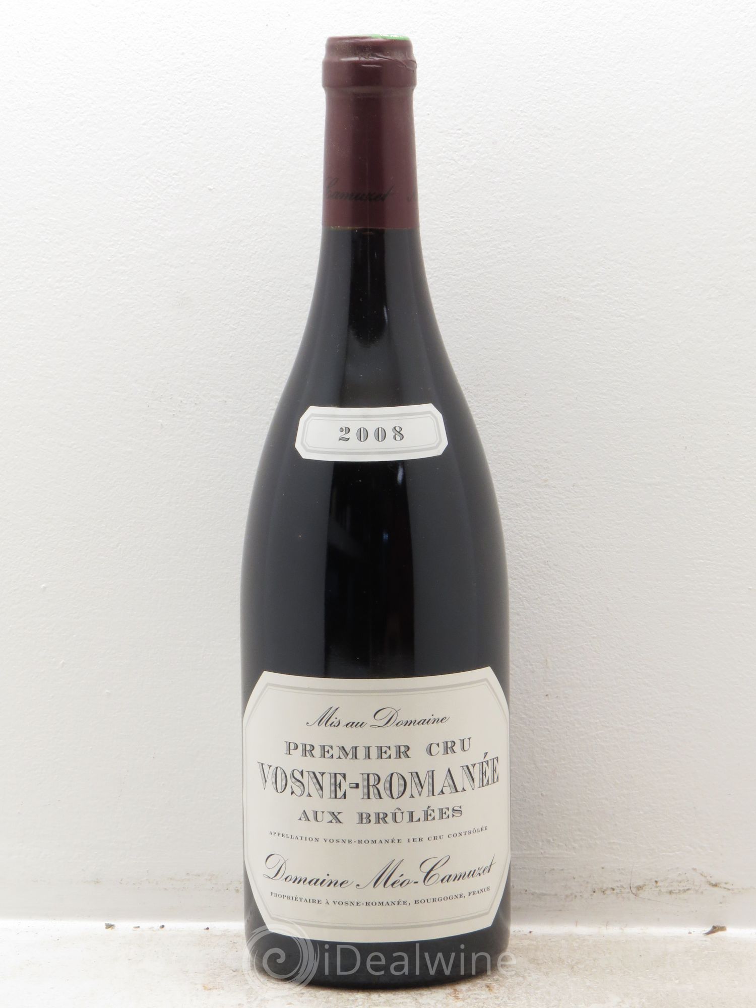 Vosne-Romanée 1er Cru Aux Brûlées Méo-Camuzet (Domaine) 2008 - Lot de 1 bouteille - 0