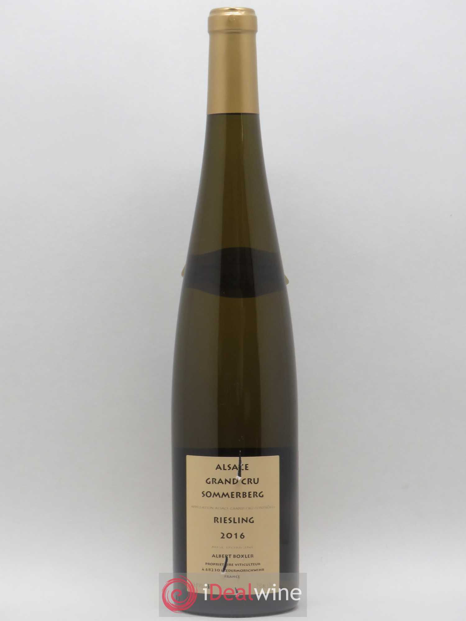 Alsace Riesling Grand Cru Sommerberg Albert Boxler (sans prix de réserve) 2016 - Lot de 1 bouteille - 1