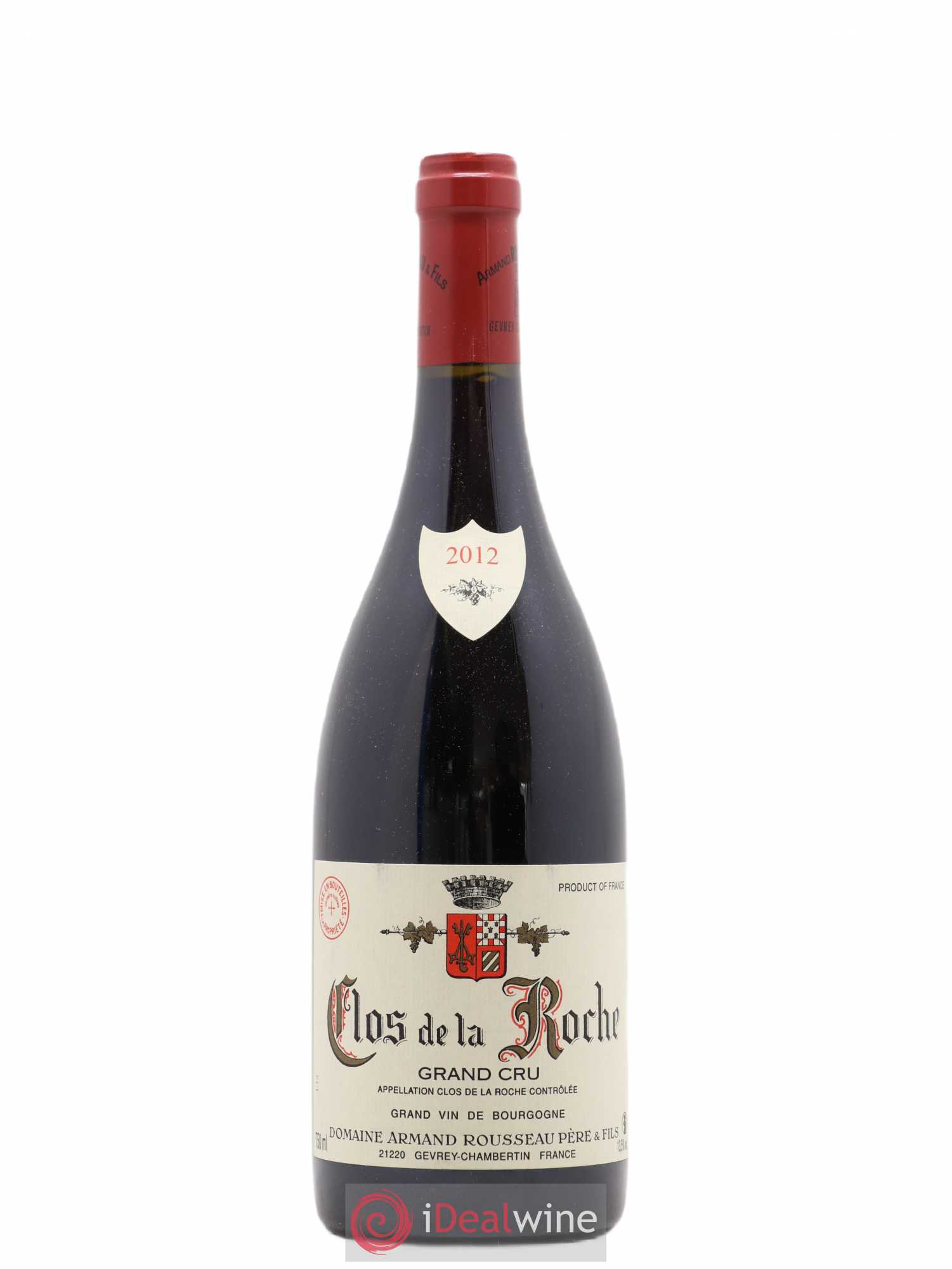Clos de la Roche Grand Cru Armand Rousseau (Domaine) 2012 - Lot de 1 bouteille - 0