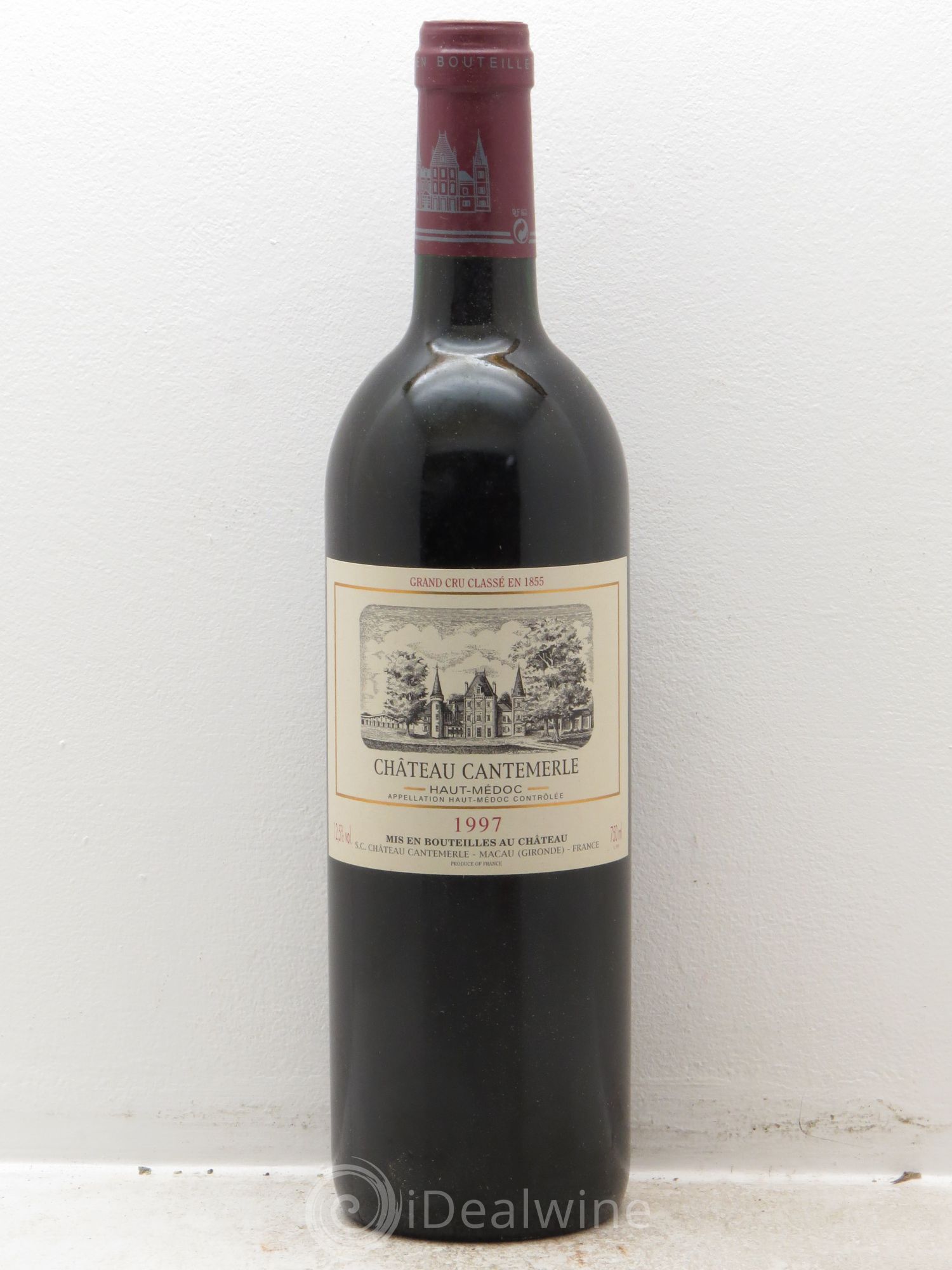 Château Cantemerle 5ème Grand Cru Classé 1997 - Lot de 1 bouteille - 0