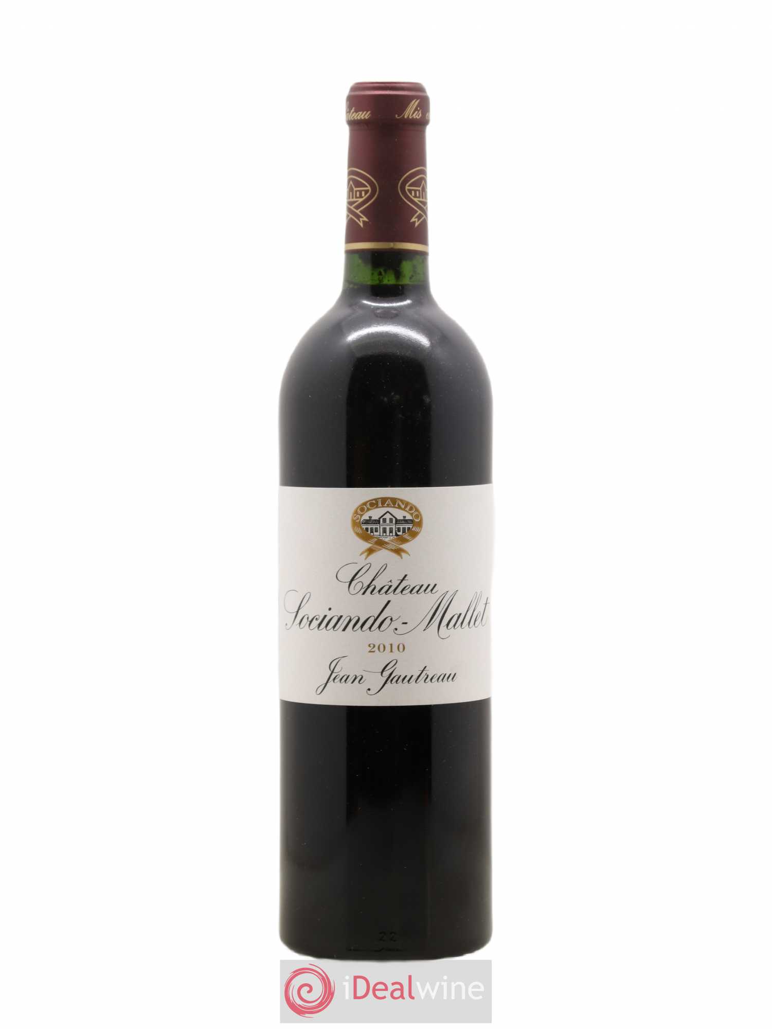 Château Sociando Mallet 2010 - Lot de 1 bouteille - 0