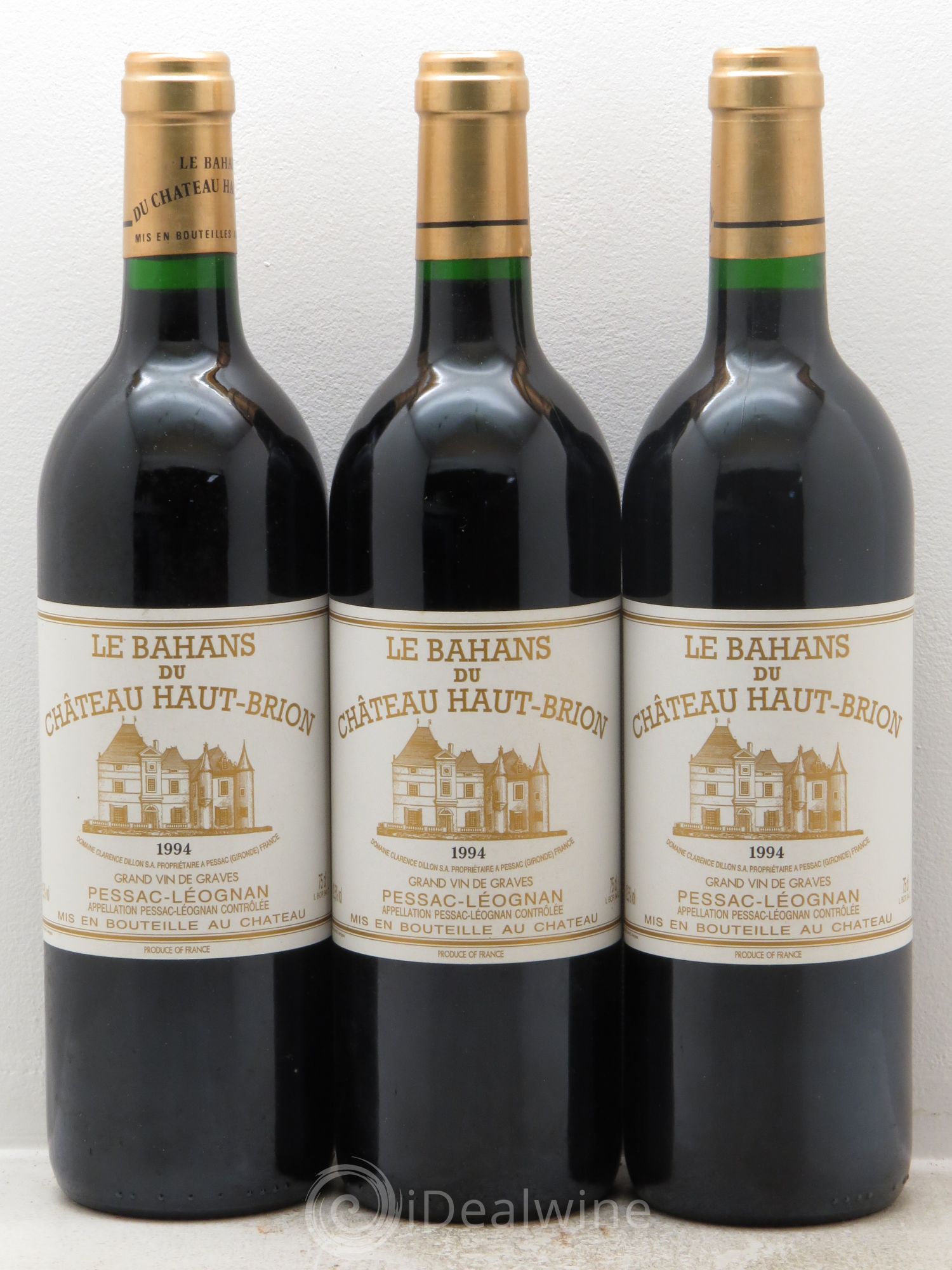 Clarence (Bahans) de Haut-Brion Second Vin 1994 - Lot de 3 bouteilles - 0