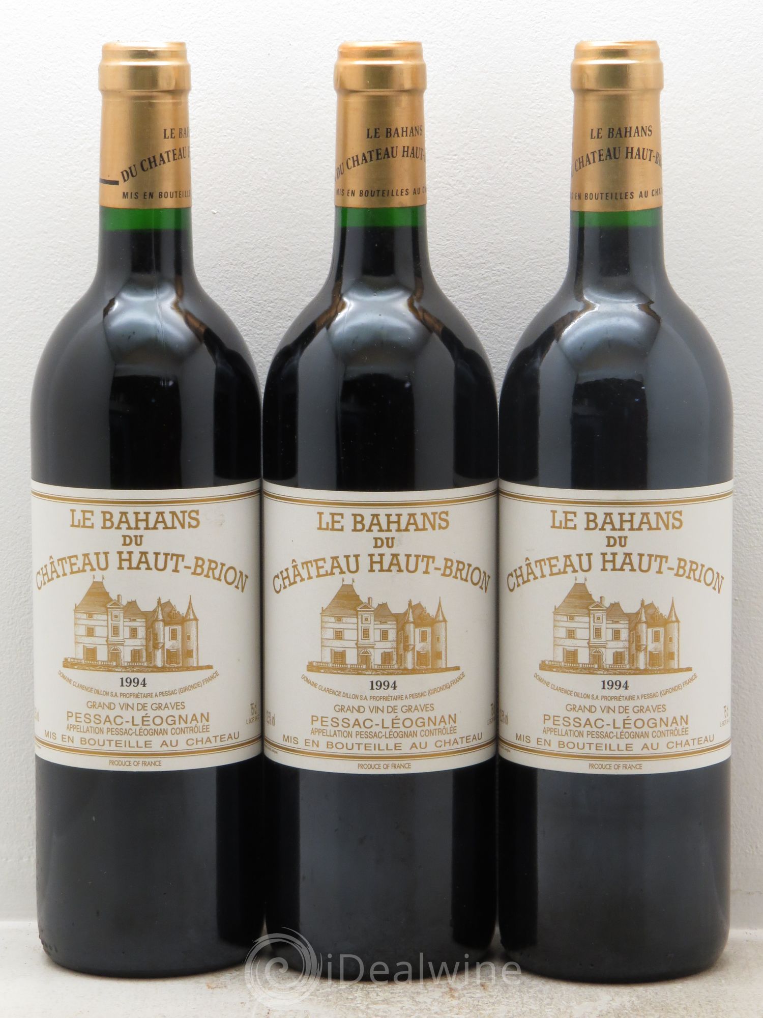 Clarence (Bahans) de Haut-Brion Second Vin 1994 - Lot de 3 bouteilles - 0