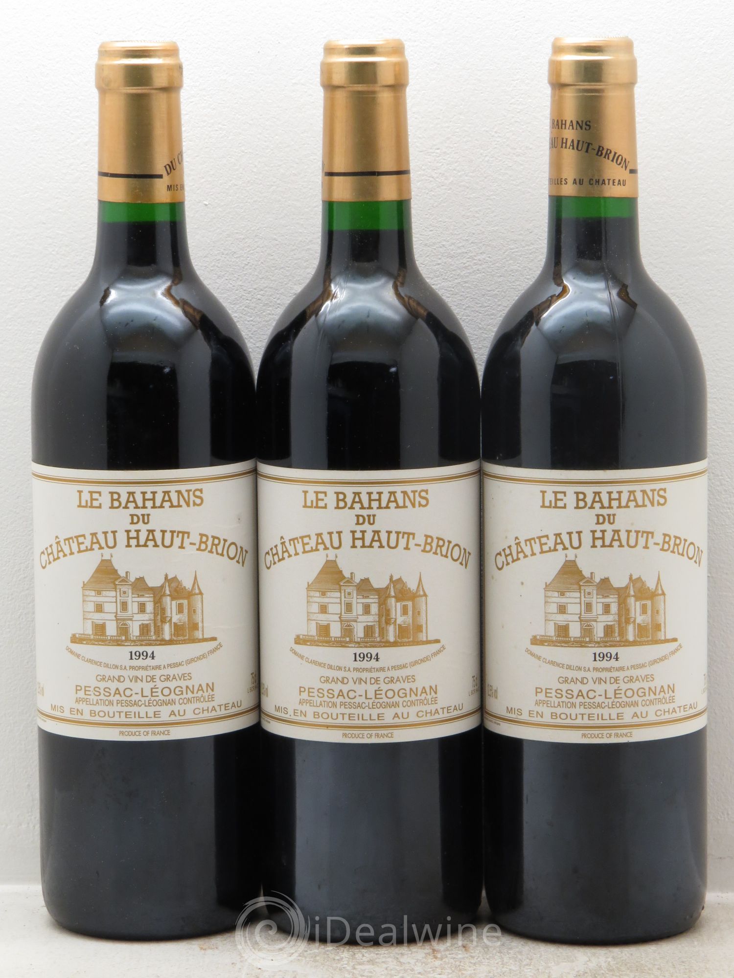 Clarence (Bahans) de Haut-Brion Second Vin 1994 - Lot de 3 bouteilles - 0