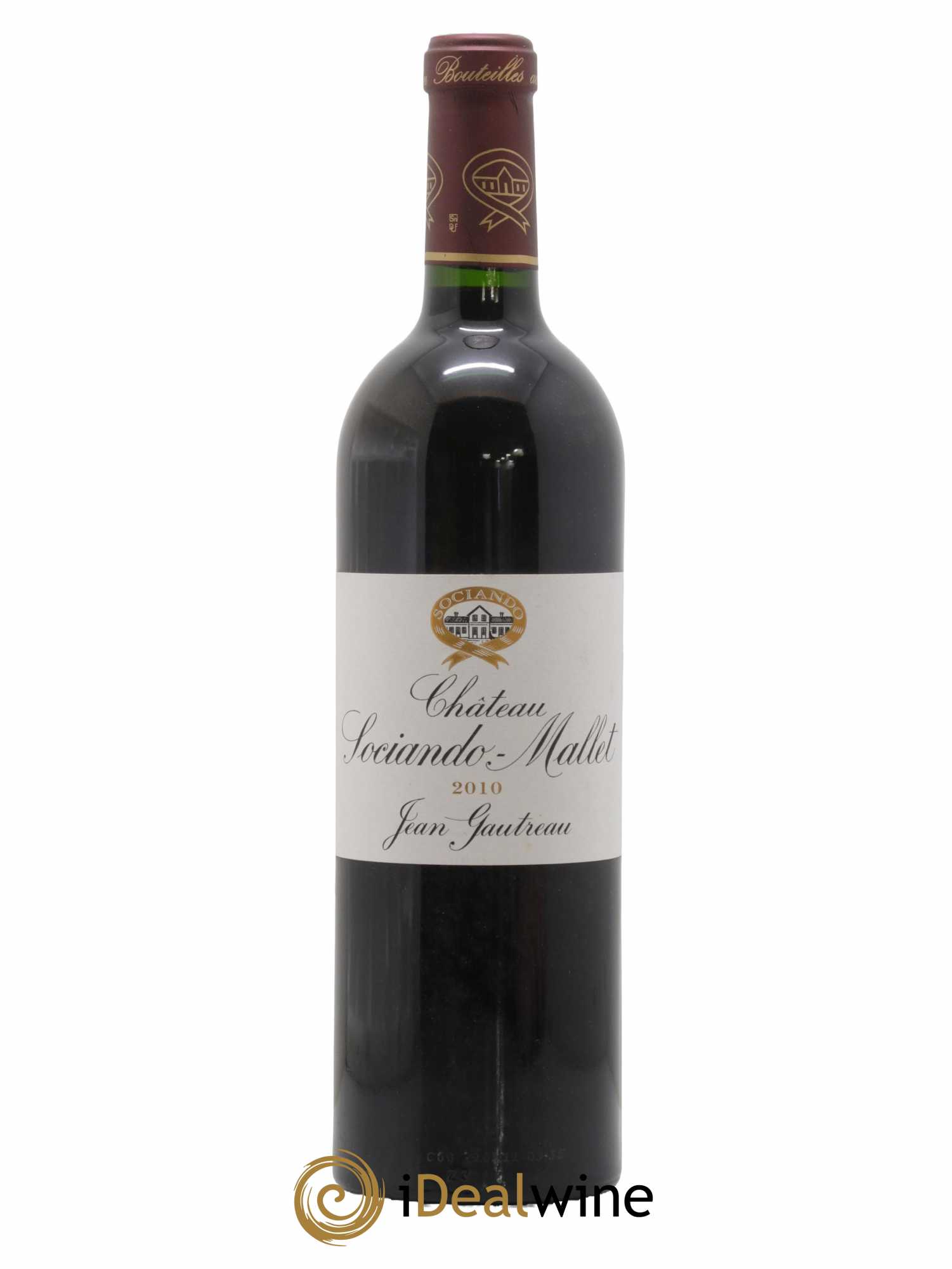 Château Sociando Mallet 2010 - Lot de 1 bouteille - 0