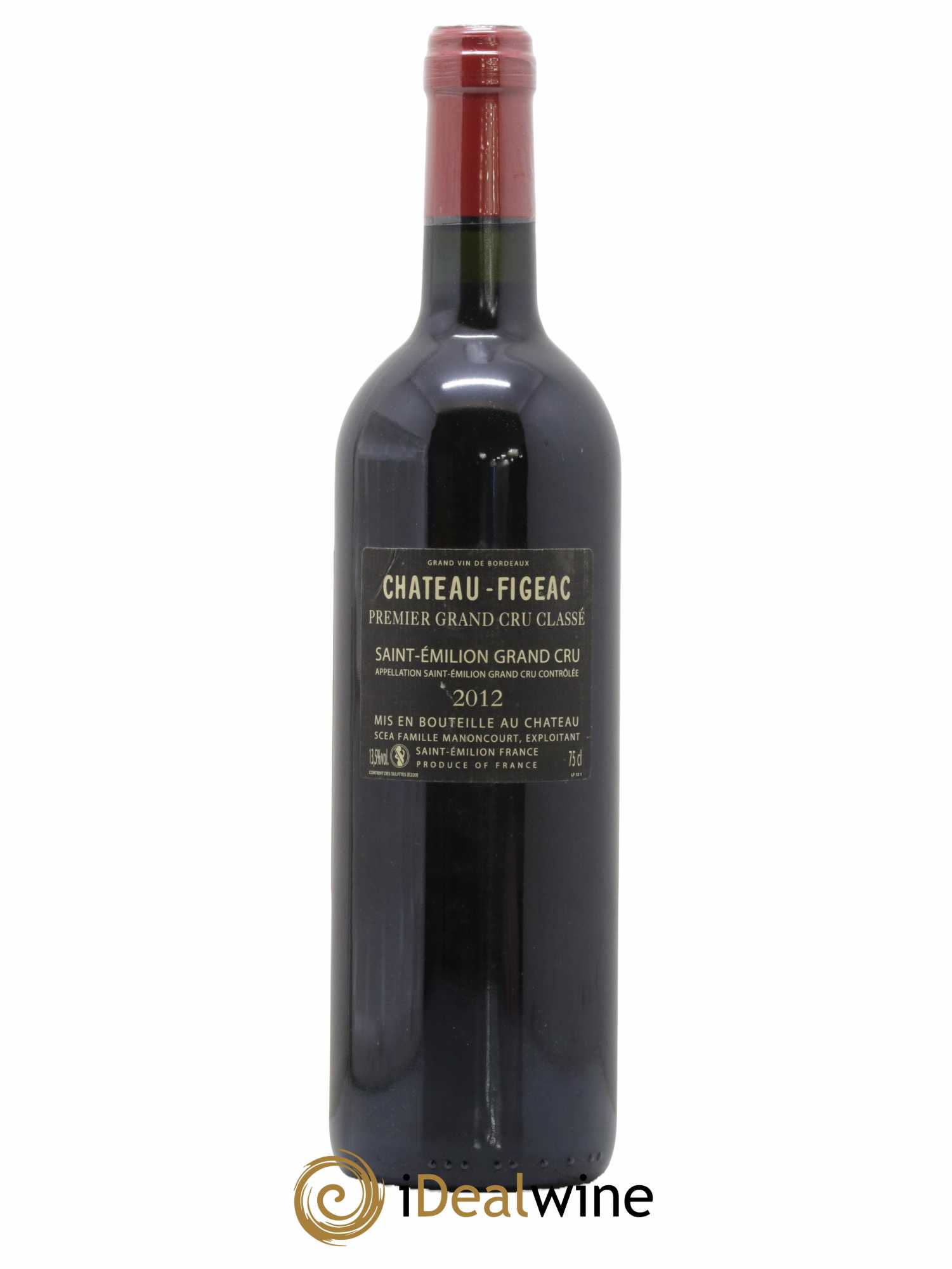 Château Figeac 1er Grand Cru Classé A 2012 - Lot de 1 bouteille - 1
