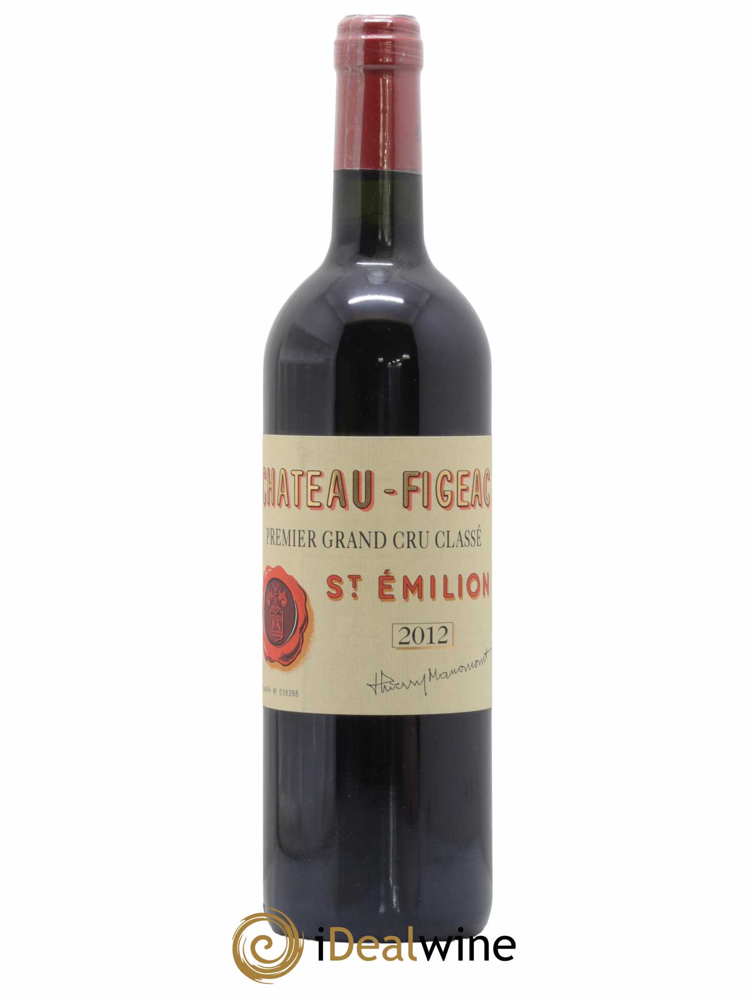Château Figeac 1er Grand Cru Classé A 2012 - Lot de 1 bouteille - 0