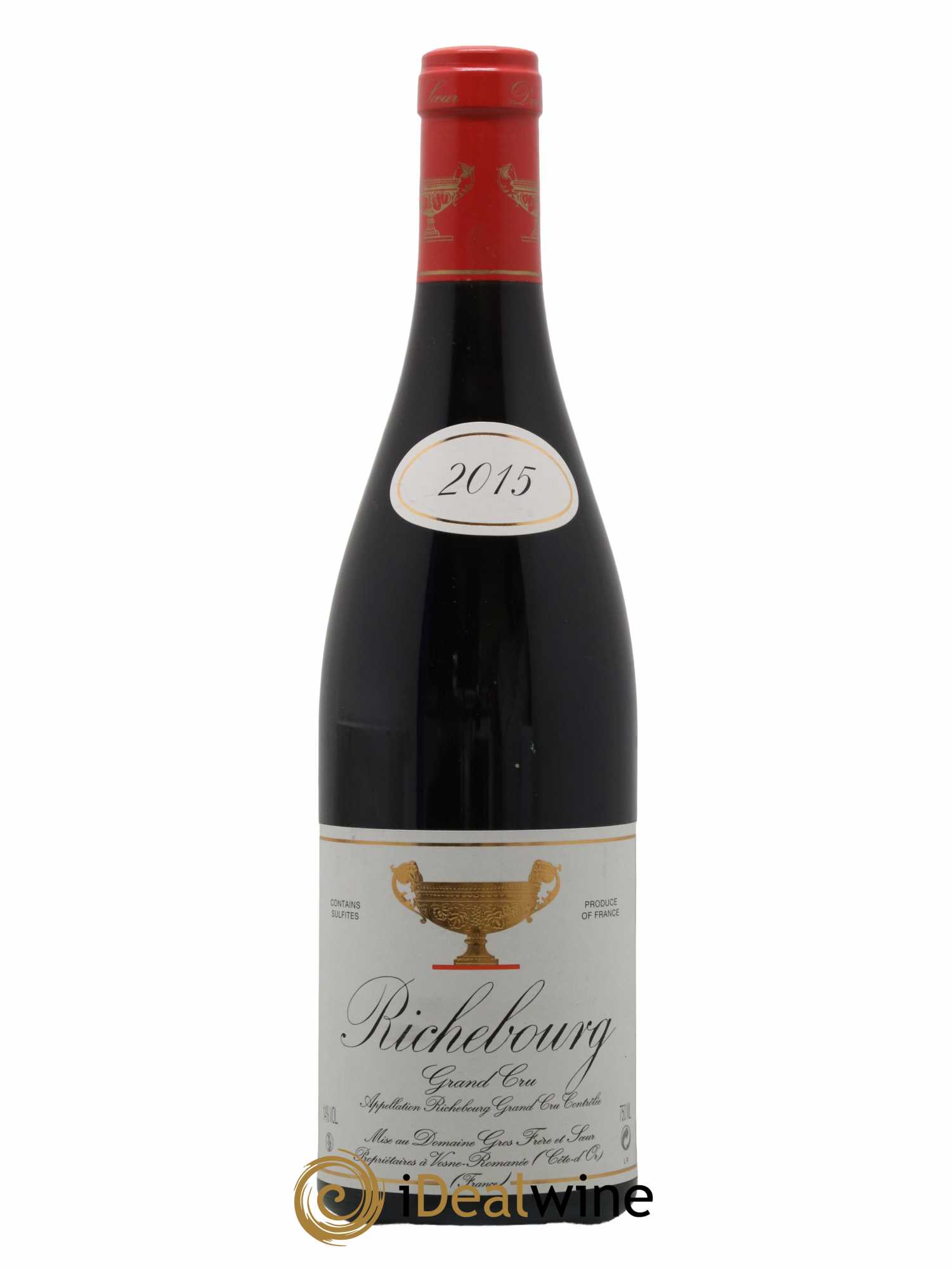 Richebourg Grand Cru Gros Frère & Soeur 2015 - Lot de 1 bouteille - 0