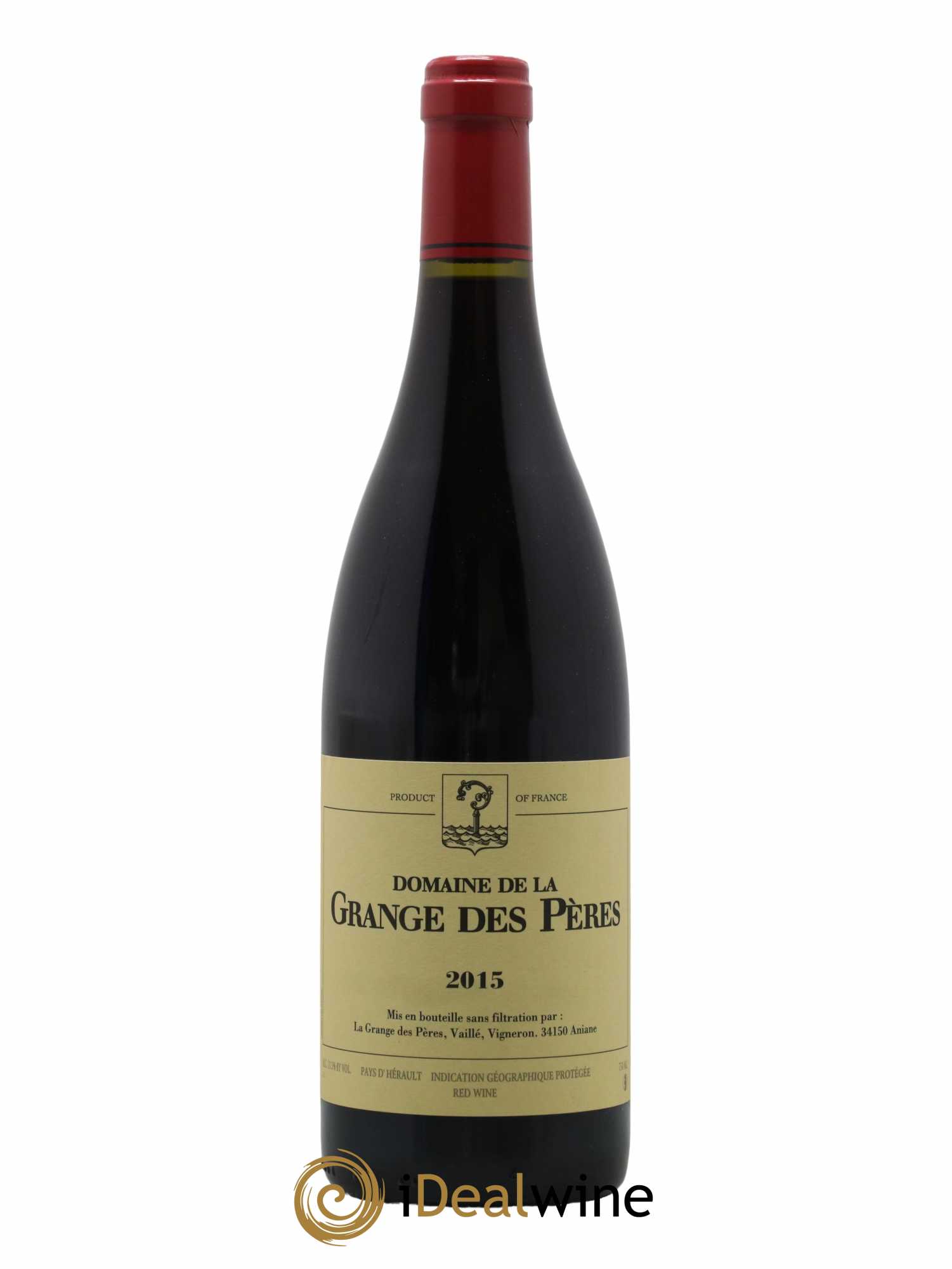 Pays d'Hérault Grange des Pères Laurent Vaillé 2015 - Lot de 1 bouteille - 0