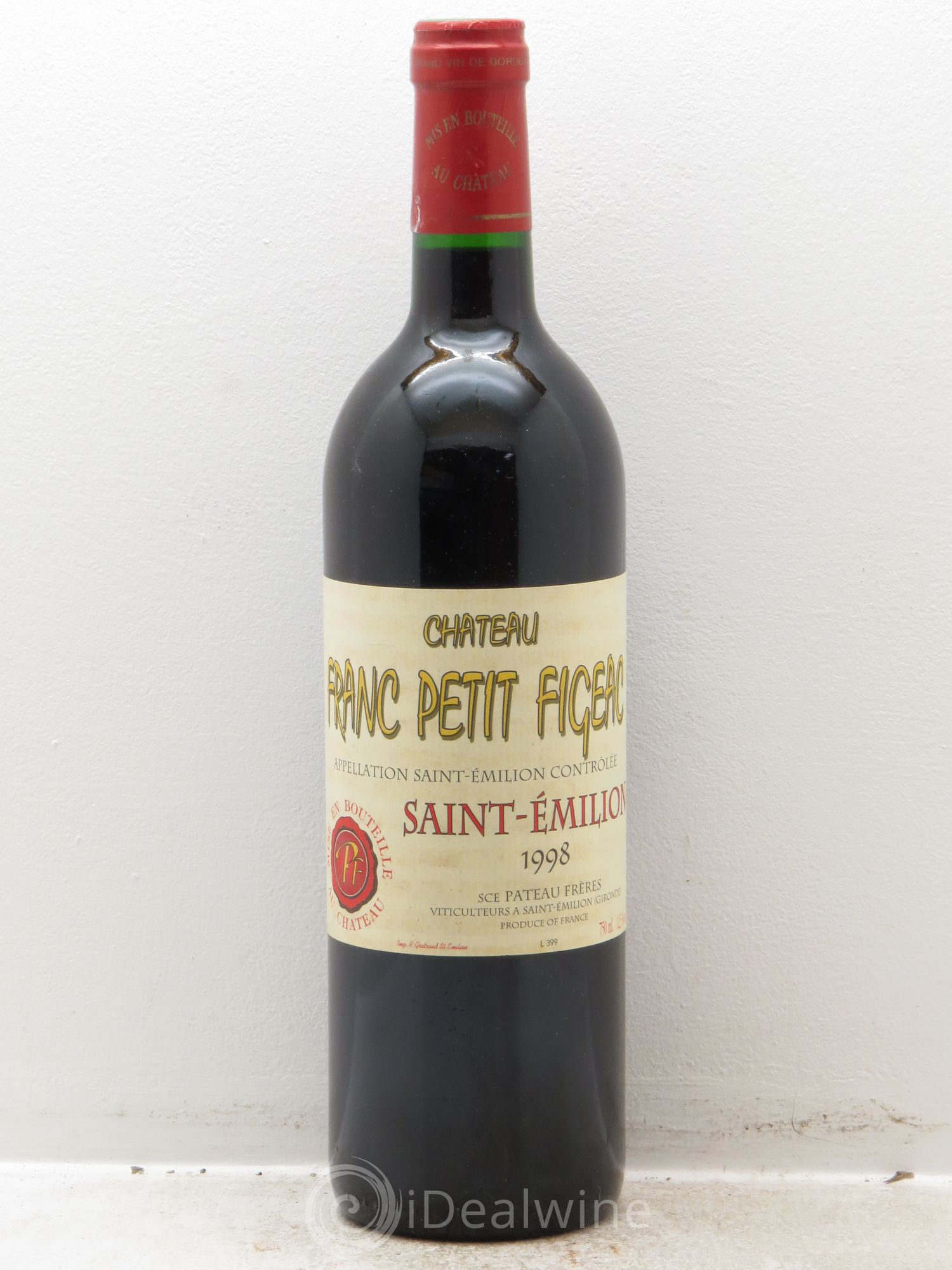 Saint-Émilion Château Franc Petit Figeac 1998 - Lot de 1 bouteille - 0