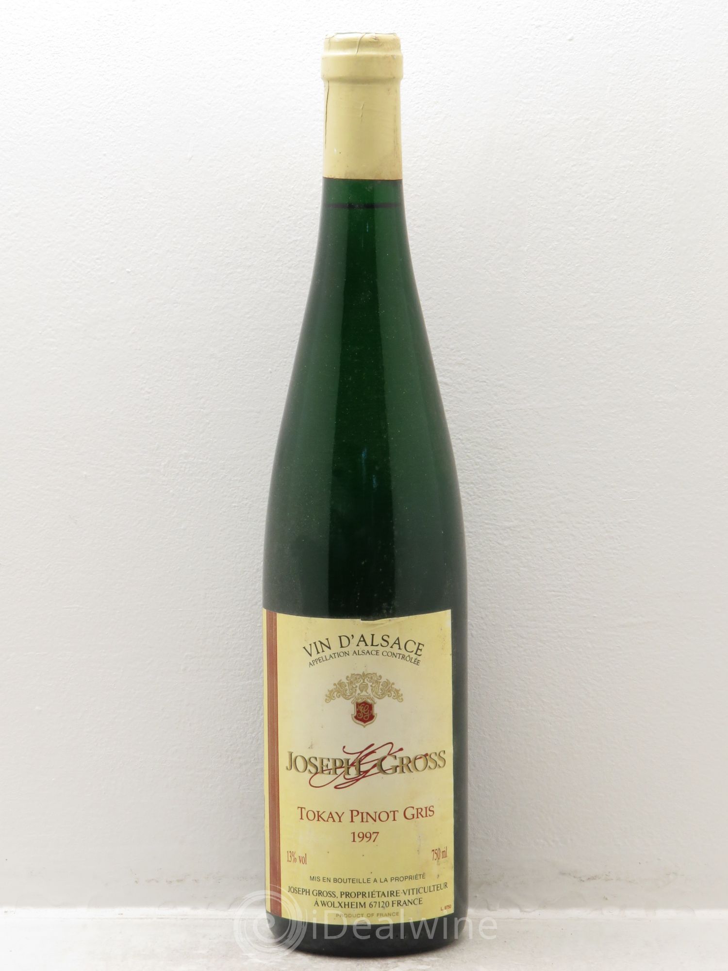 Pinot Gris Domaine Joseph Gross 1997 - Posten von 1 Flasche - 0