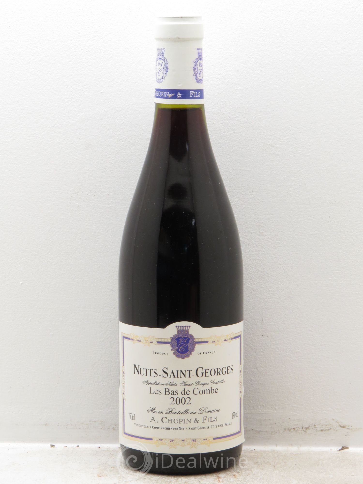 Nuits-Saint-Georges Les Bas de Combes - Domaine Chopin 2002 - Posten von 1 Flasche - 0