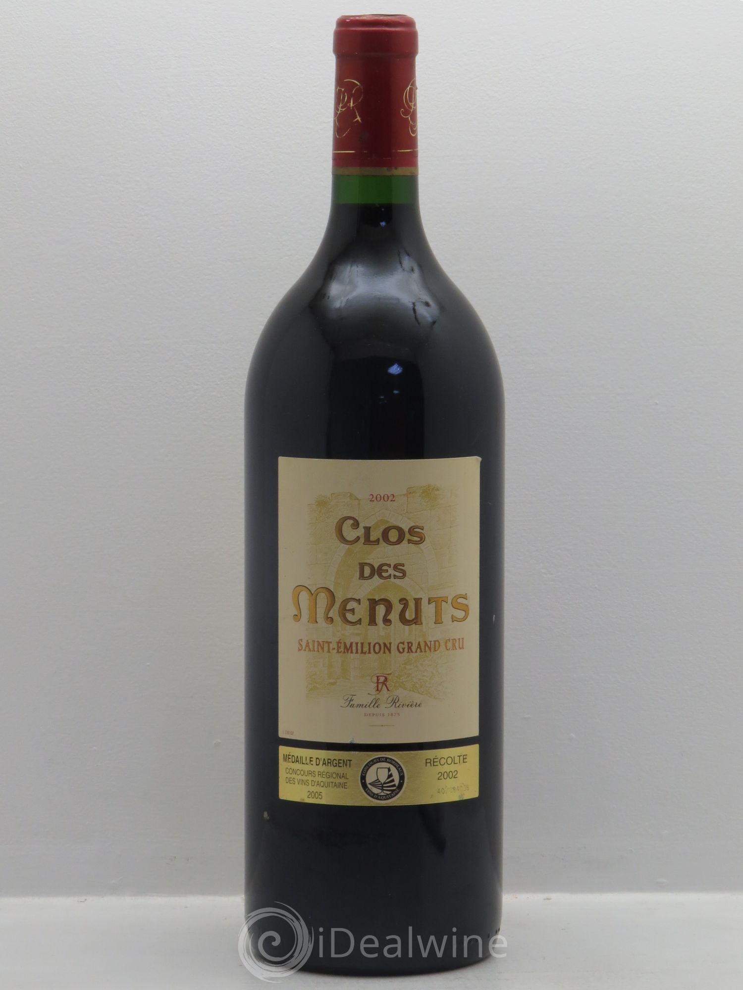 Saint-Émilion Clos des Menuts 2002 - Lot de 1 magnum - 0