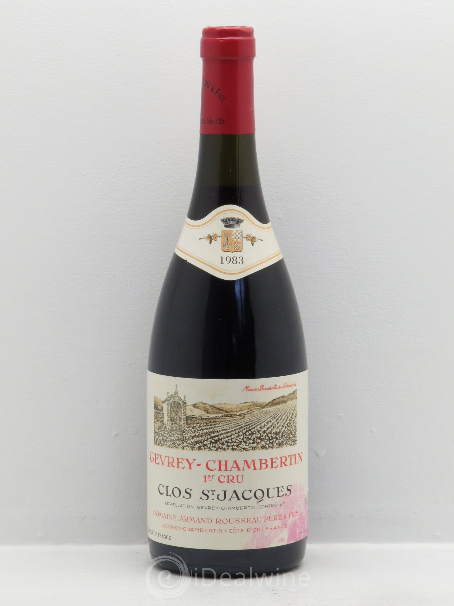 Gevrey-Chambertin 1er Cru Clos Saint-Jacques Armand Rousseau (Domaine) 1983 - Lot de 1 bouteille - 0