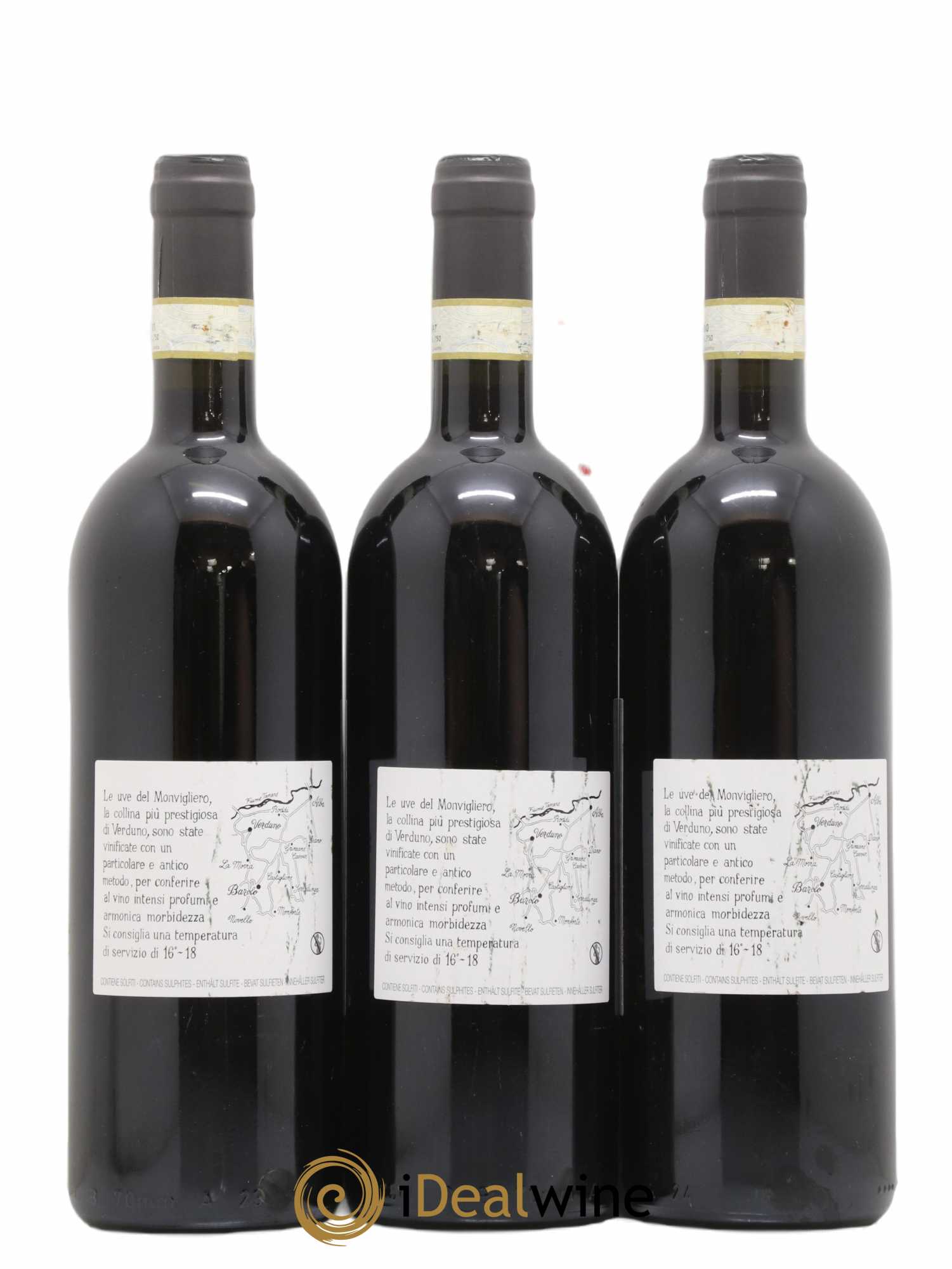 Barolo DOCG Monvigliero Comm. Giovan Battista Burlotto 2014 - Lot de 3 bouteilles - 1