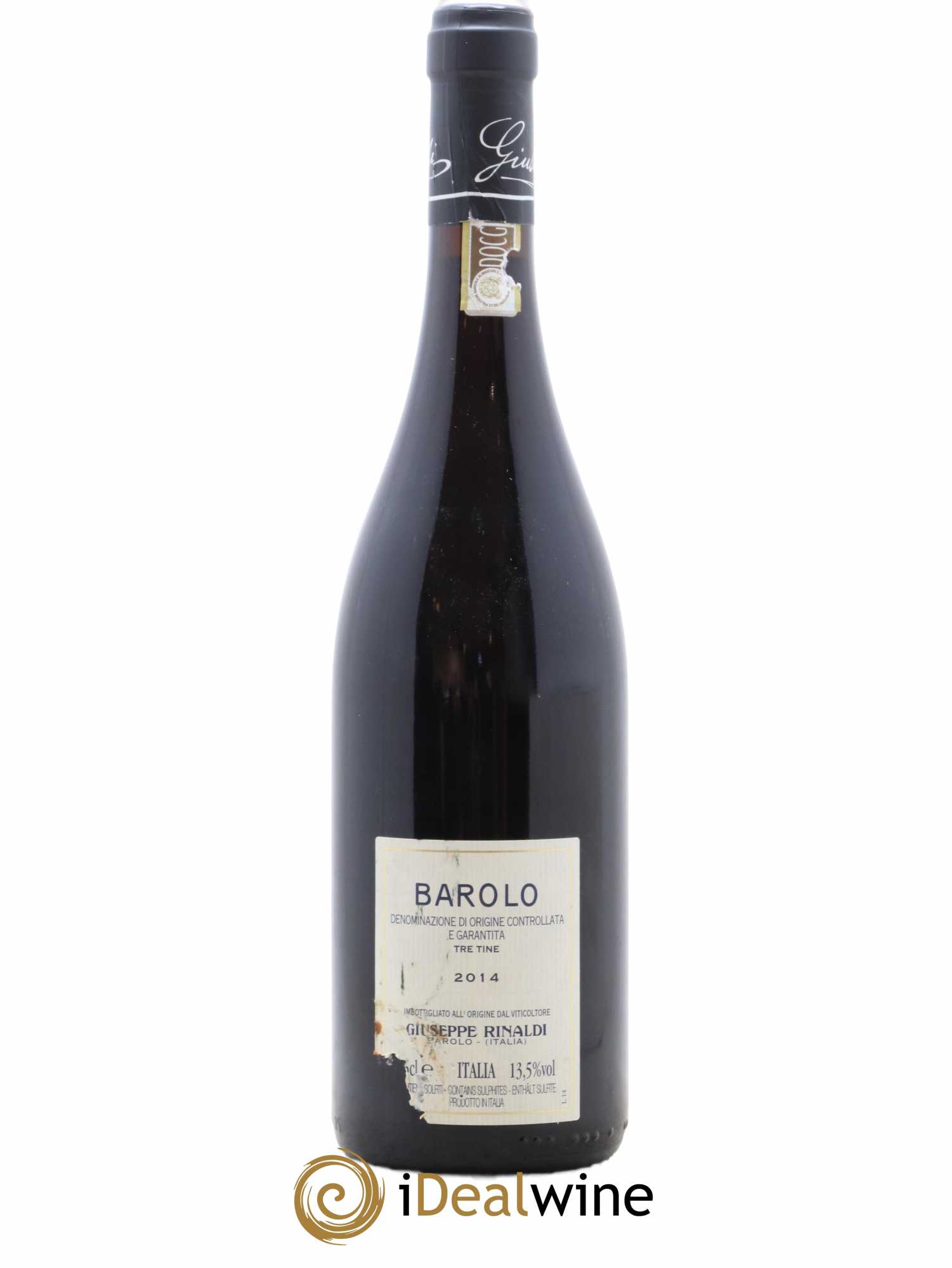 Barolo DOCG Tre Tine Giuseppe Rinaldi 2014 - Lot de 1 bouteille - 1