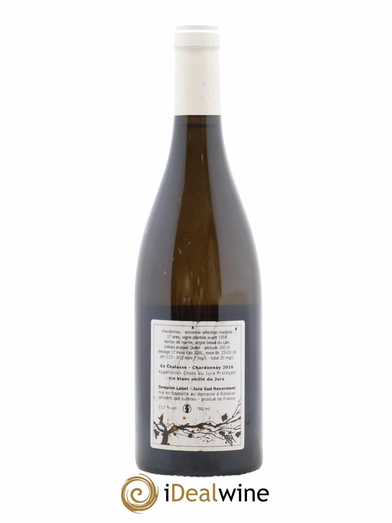 Côtes du Jura Chardonnay En Chalasse Romain - Julien  - Charline Labet 2016 - Lot de 1 bouteille - 1