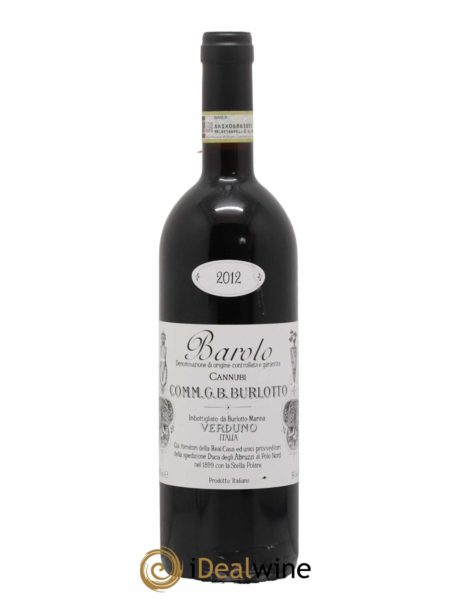 Barolo DOCG Cannubi Comm. Giovan Battista Burlotto 2012 - Lot de 1 bouteille - 0