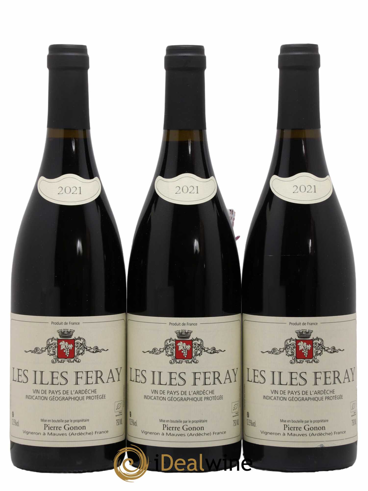 Ardèche Les Iles Feray Gonon (Domaine) 2021 - Lot de 3 bouteilles - 0