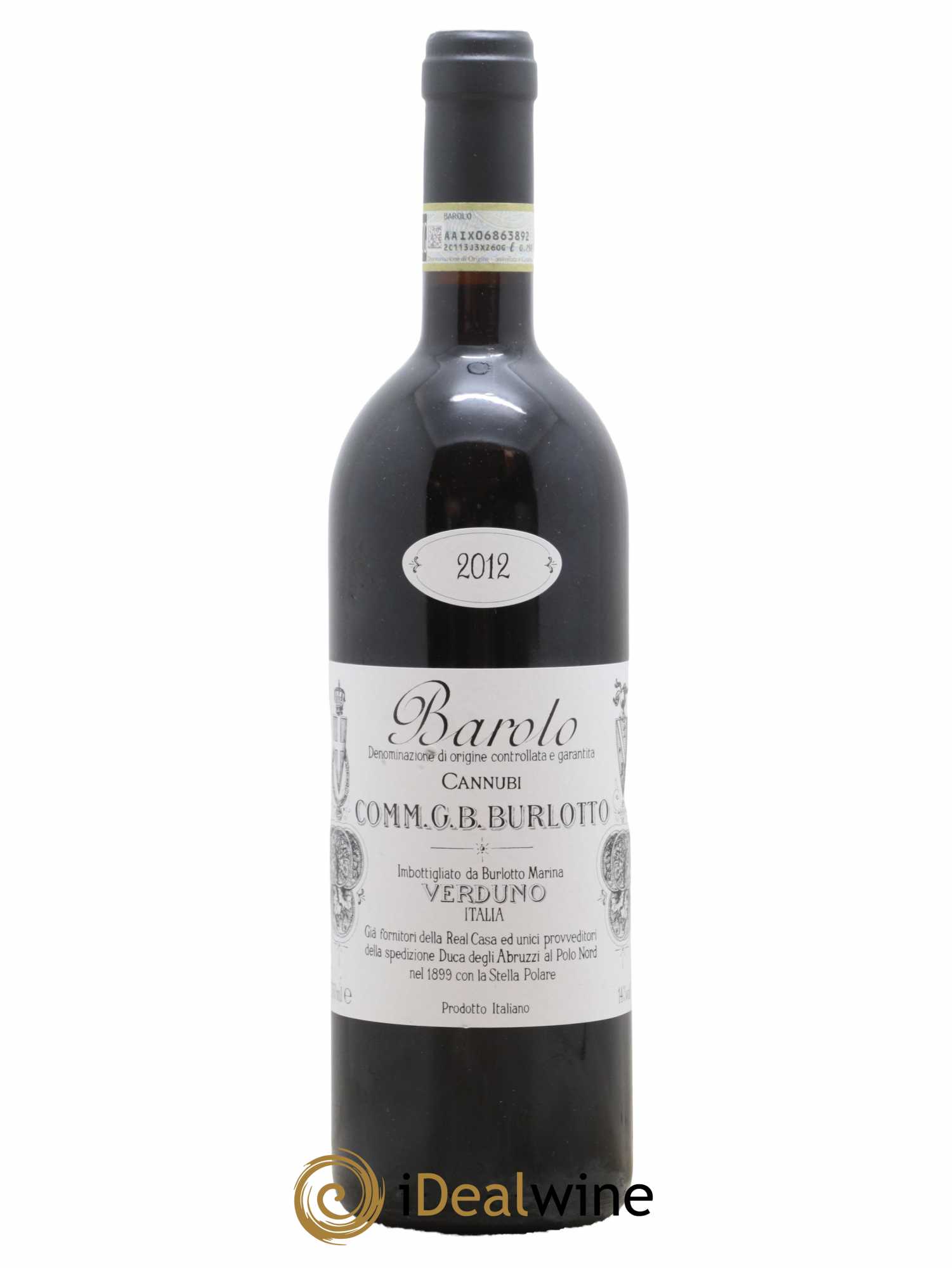 Barolo DOCG Cannubi Comm. Giovan Battista Burlotto 2012 - Lot de 1 bouteille - 0